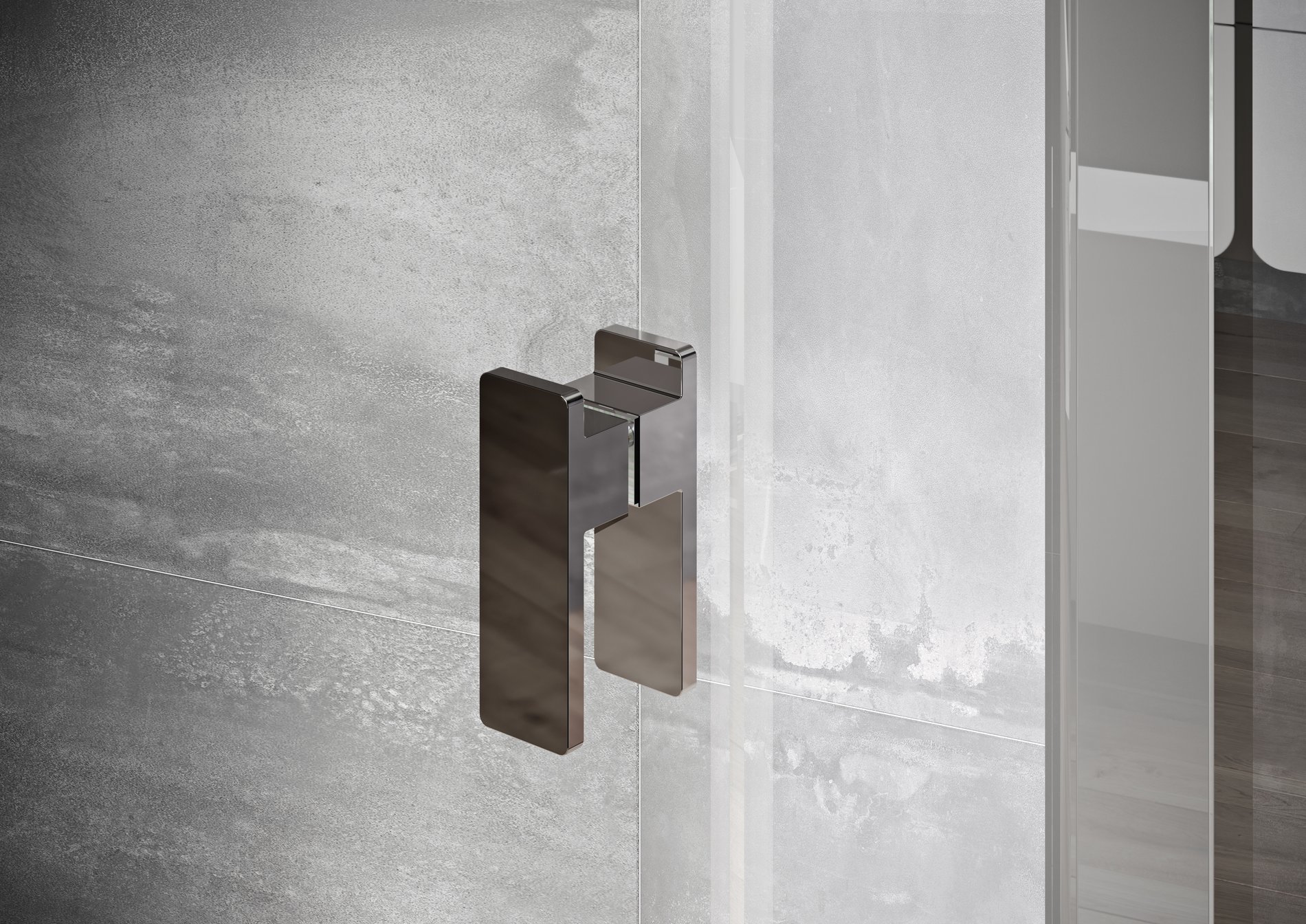 Ravak Nexty NDOP2-110 zuhanyajtó krómhatású transparent – Zuhanyajtók