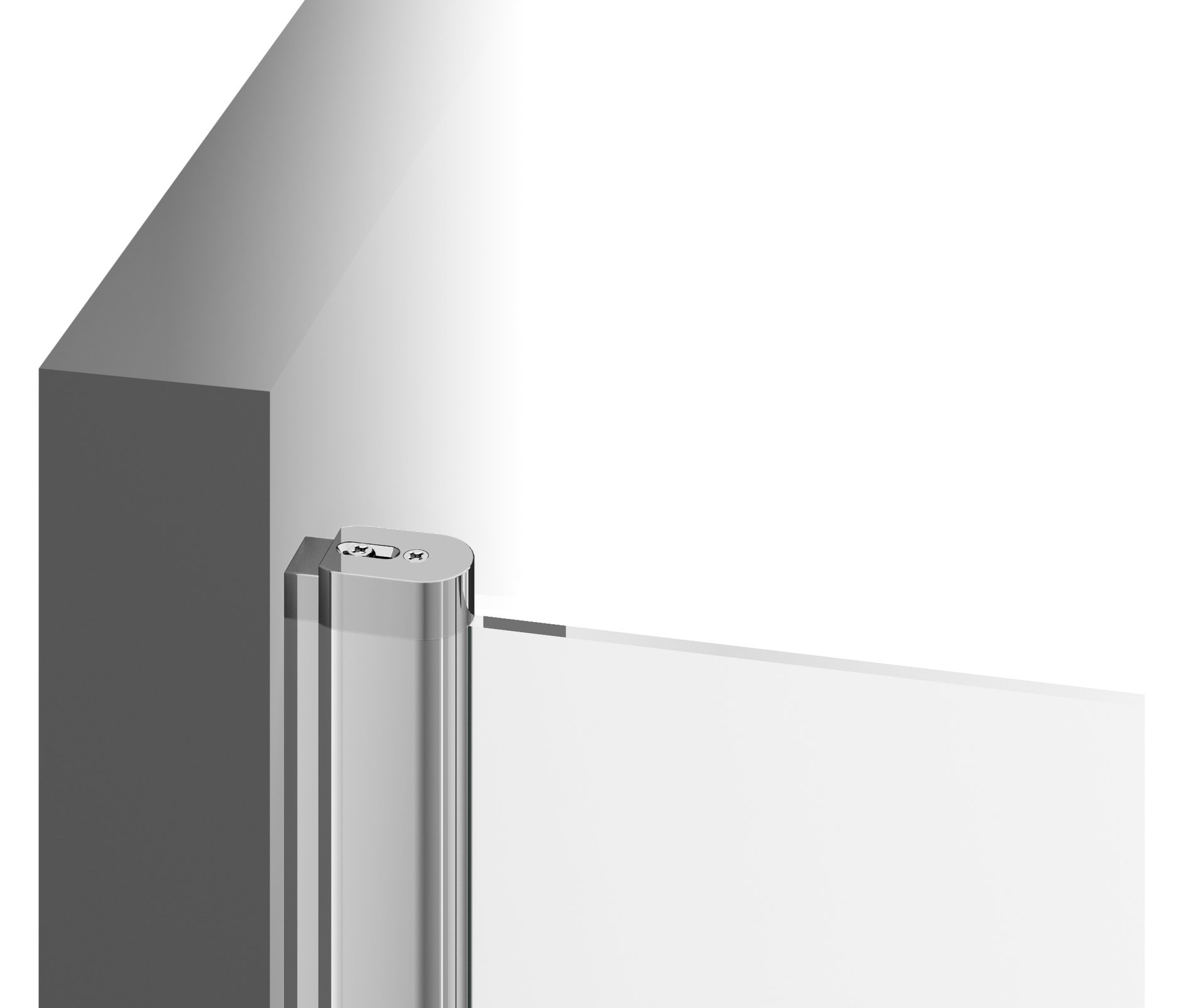 Ravak Chrome CSD2-110 zuhanyajtó szatén transparent – Zuhanyajtók