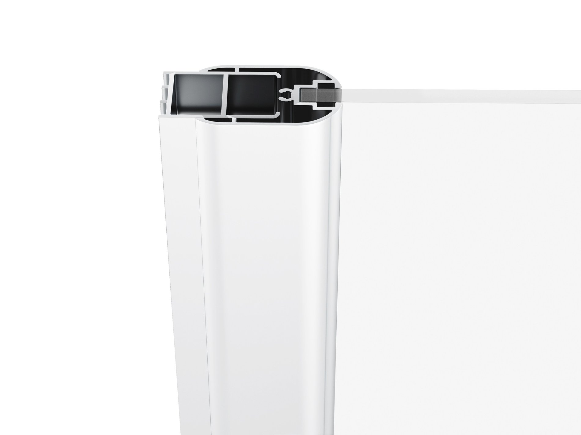 Ravak Chrome CSDL2-120 zuhanyajtó matt fehér transparent – Zuhanyajtók