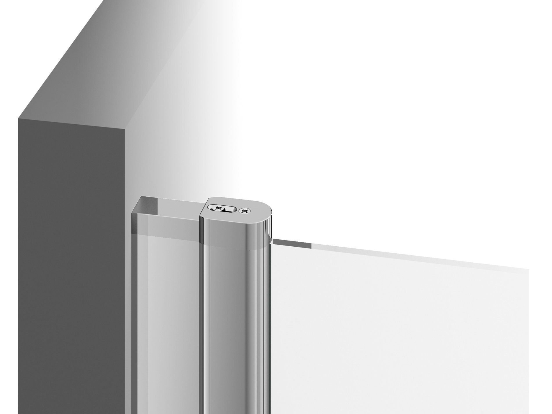 Ravak Chrome CSDL2-120 zuhanyajtó matt fehér transparent – Zuhanyajtók