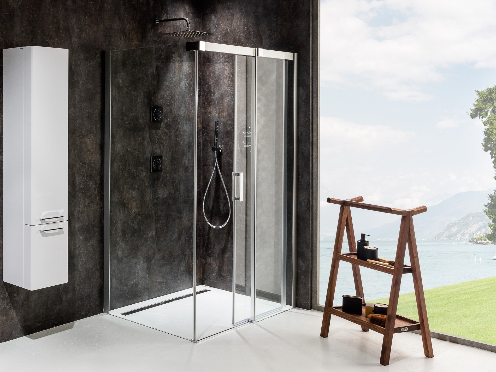 Ravak Matrix MSDPS 100x100 zuhanykabin jobb szatén transparent – Sarok zuhanykabinok