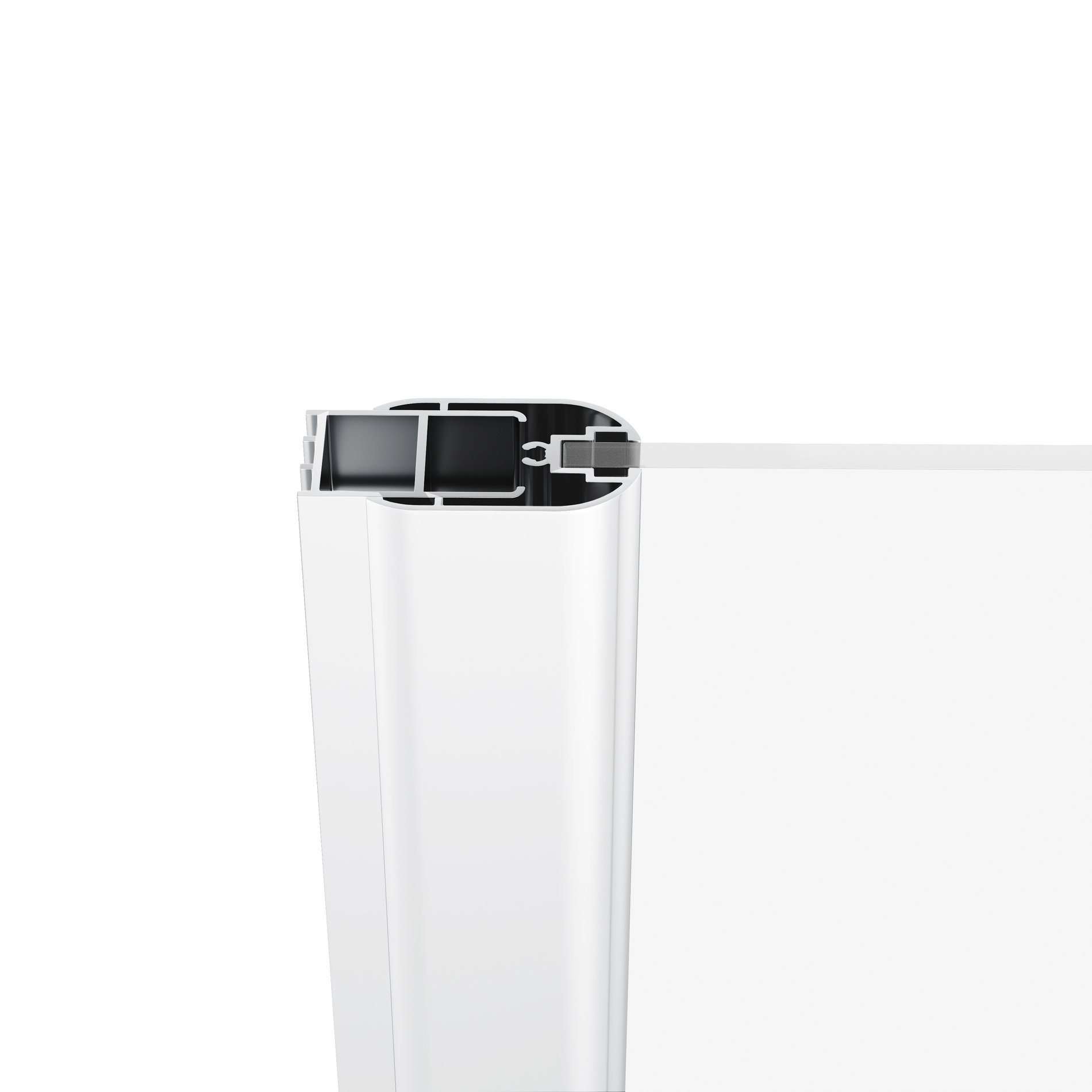 Ravak Chrome CRV1-80 zuhanyajtó fehér transparent (1 oldal) – Sarok zuhanykabinok