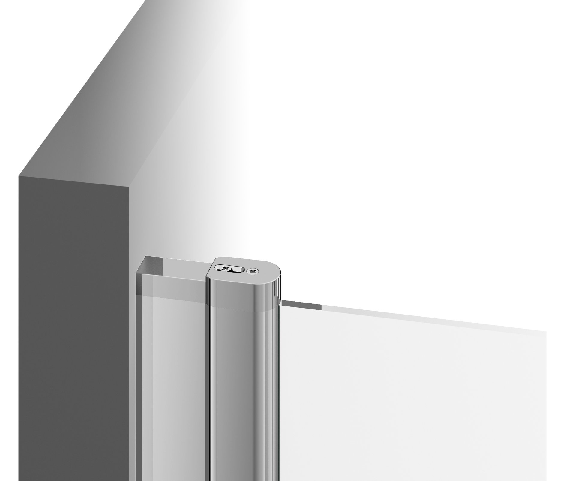 Ravak Chrome CRV2-120 zuhanyajtó szatén transparent (1 oldal) – Sarok zuhanykabinok
