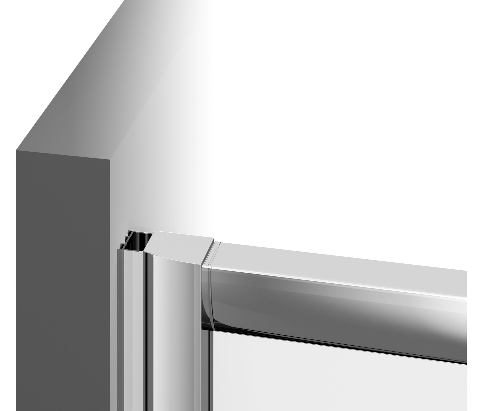 Ravak Blix BLRV2K-100 zuhanykabin szatén grape (1 oldal) – Sarok zuhanykabinok
