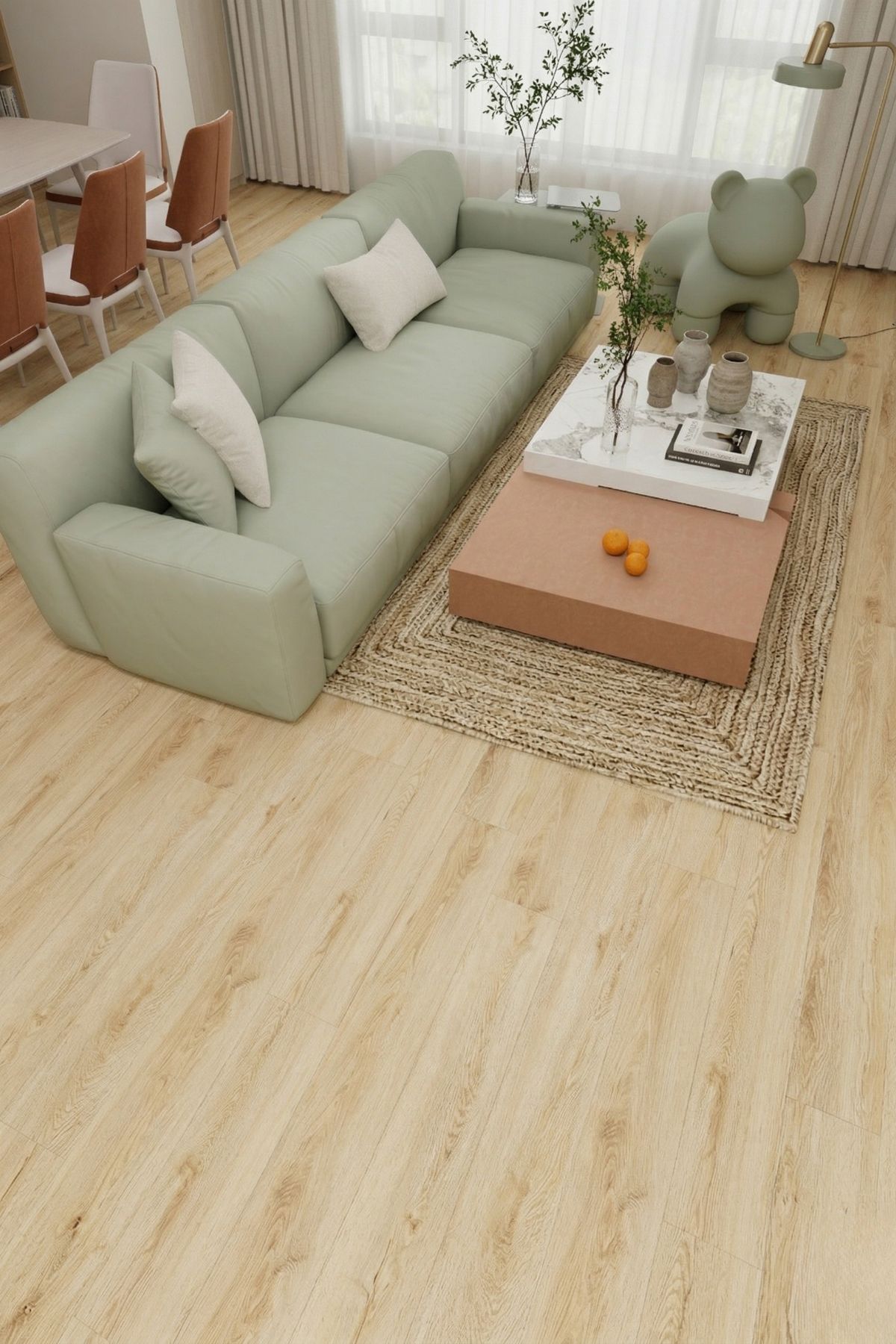Econfloor La Boheme Oak Hell – Bézs, SPC / Vinyl padló