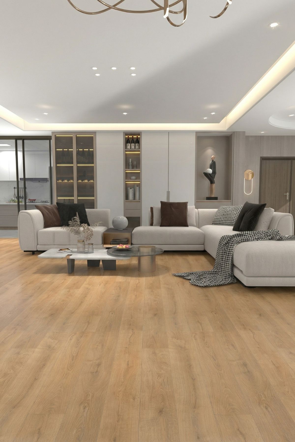 Econfloor La Boheme Oak Honey – Barna, SPC / Vinyl padló