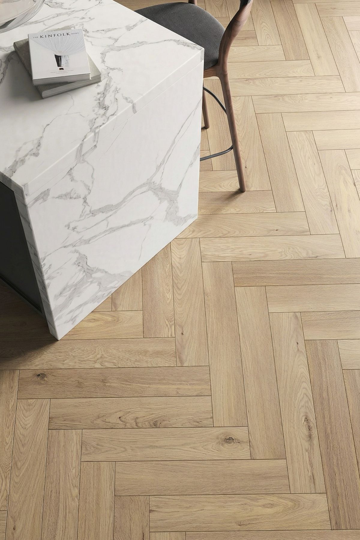 Econfloor Herringbone Oak Aniela – Bézs, SPC / Vinyl padló