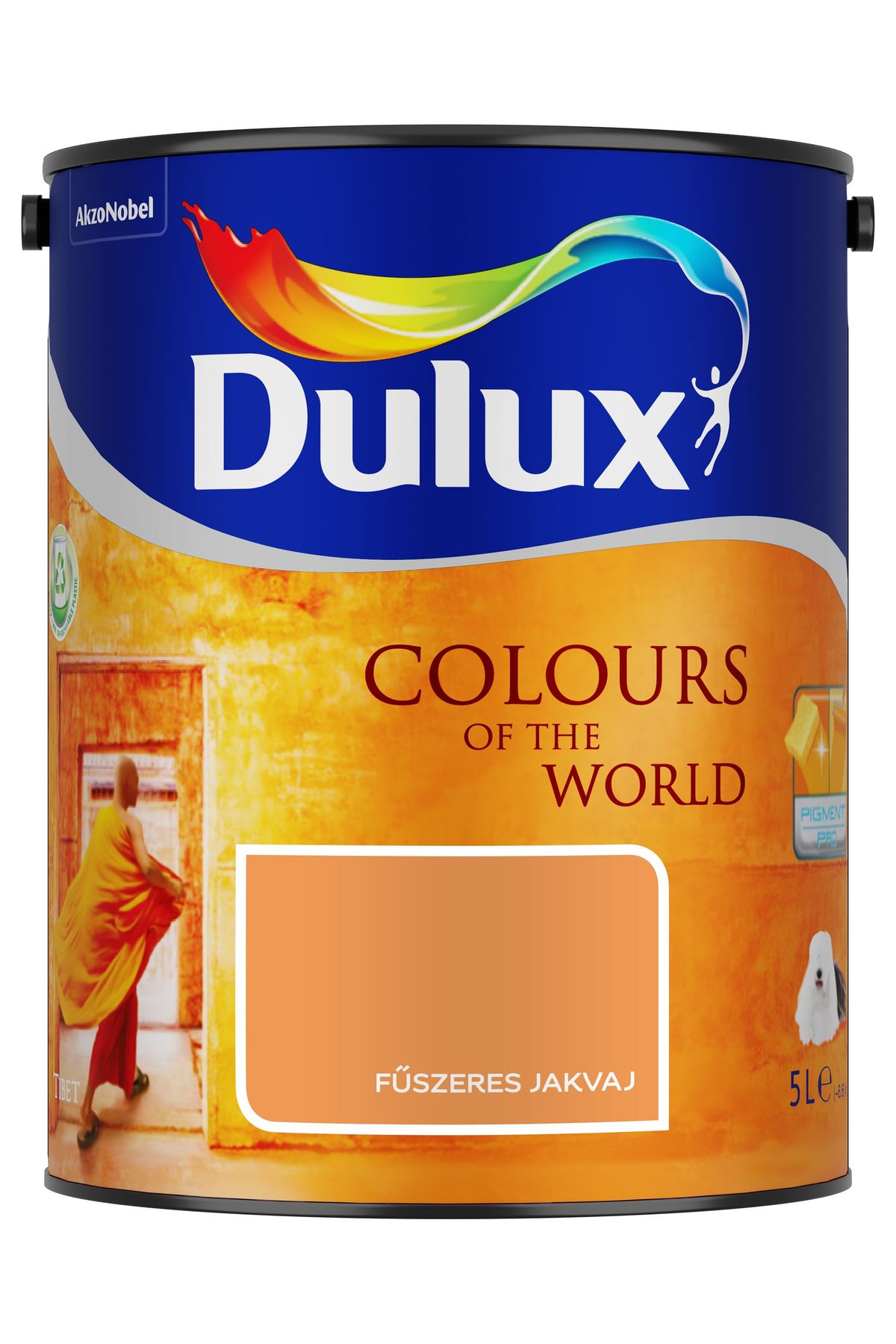 Dulux A Nagyvilág Színei Fűszeres jakvaj 5 L – Narancssárga, Beltéri falfesték