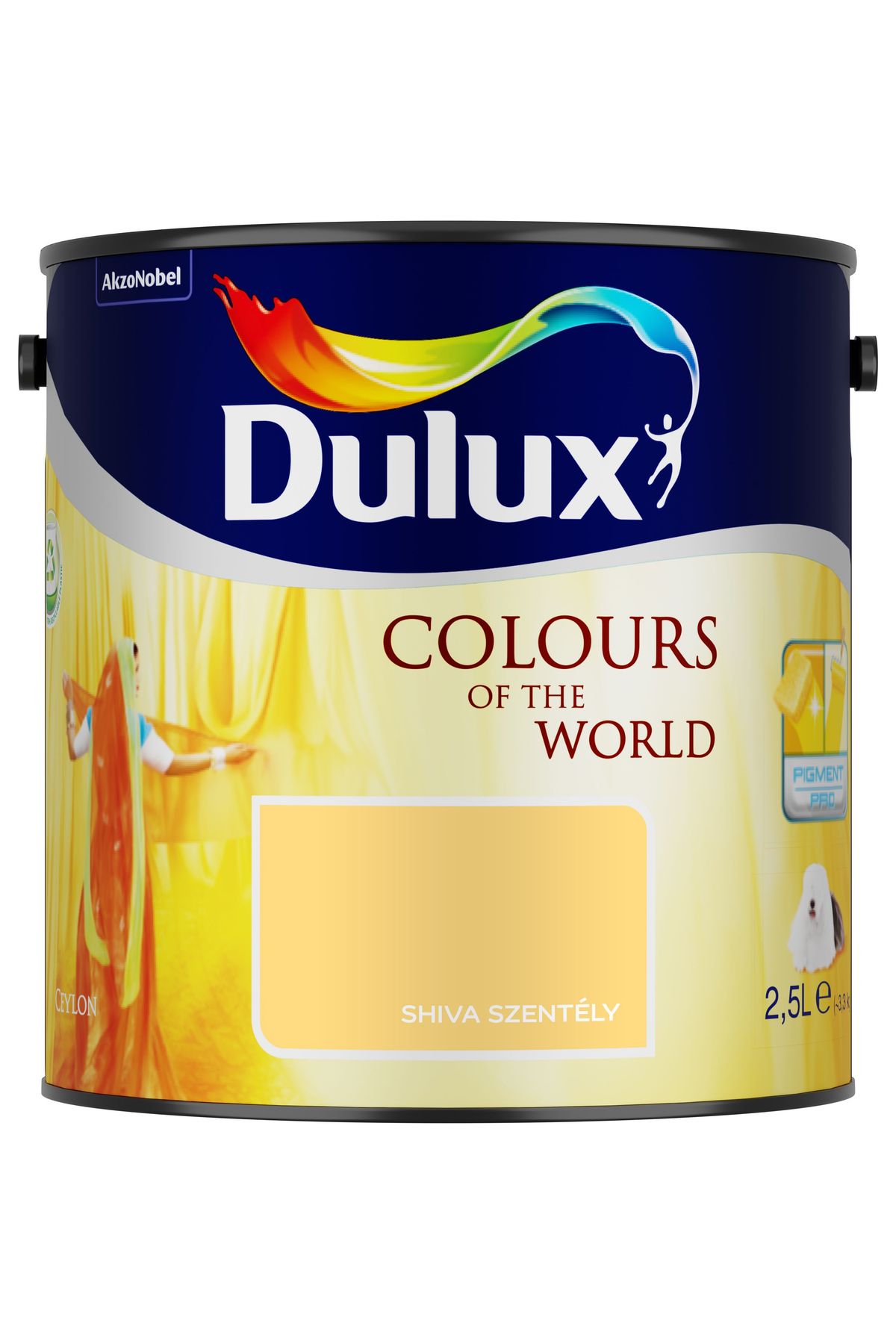 Dulux A Nagyvilág Színei Shiva szentély 2,5 L – Narancssárga, Beltéri falfesték