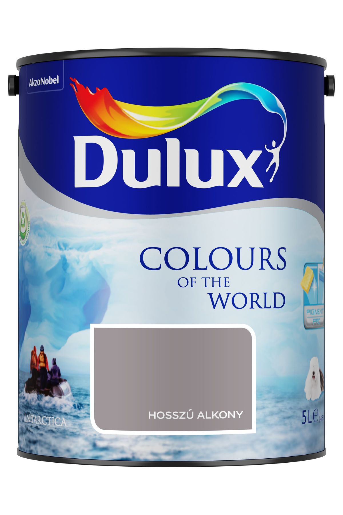 Dulux A Nagyvilág Színei Hosszú alkony 5 L – Szürke, Beltéri falfesték