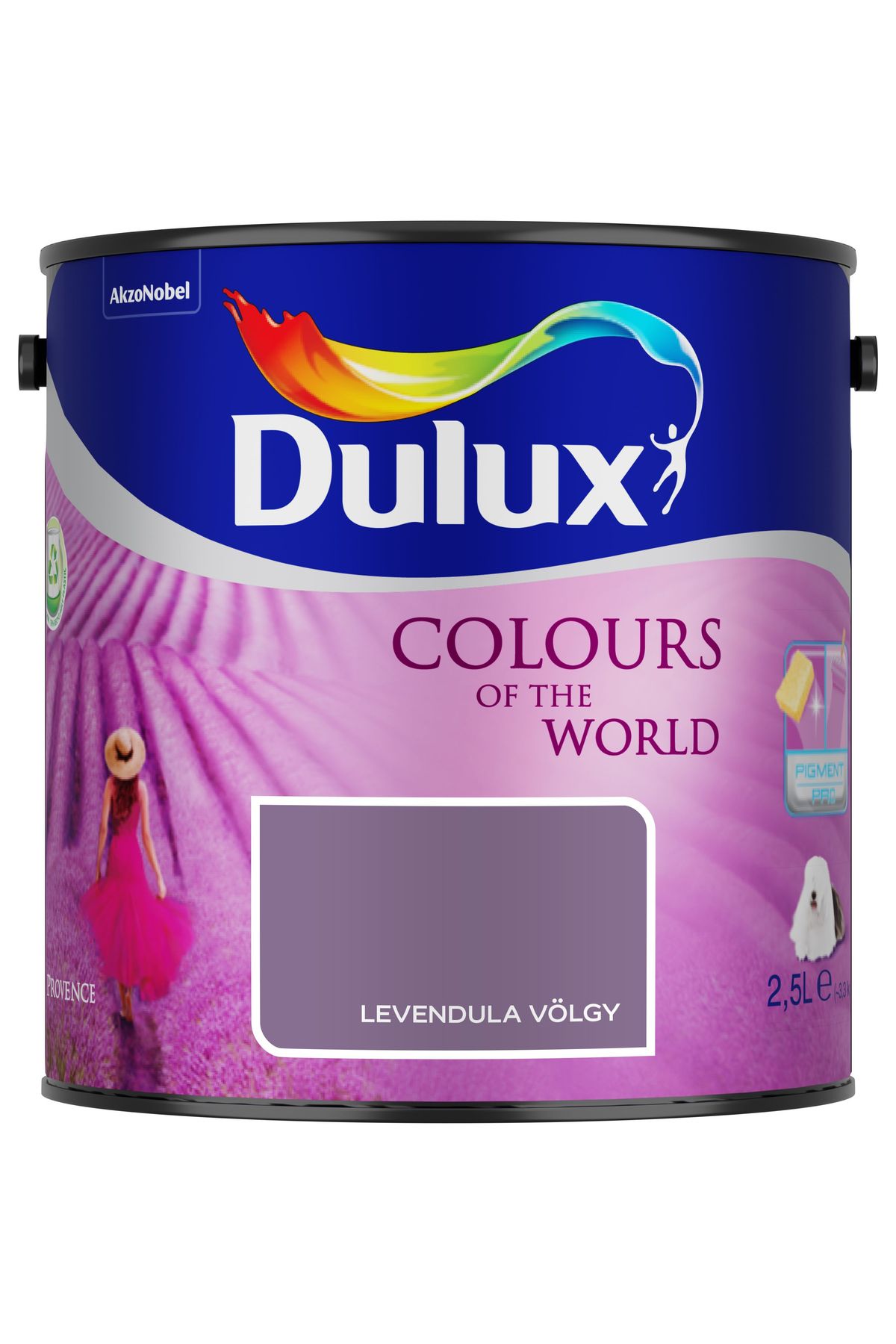Dulux A Nagyvilág Színei Levendula völgy 2,5 L – Lila, Beltéri falfesték
