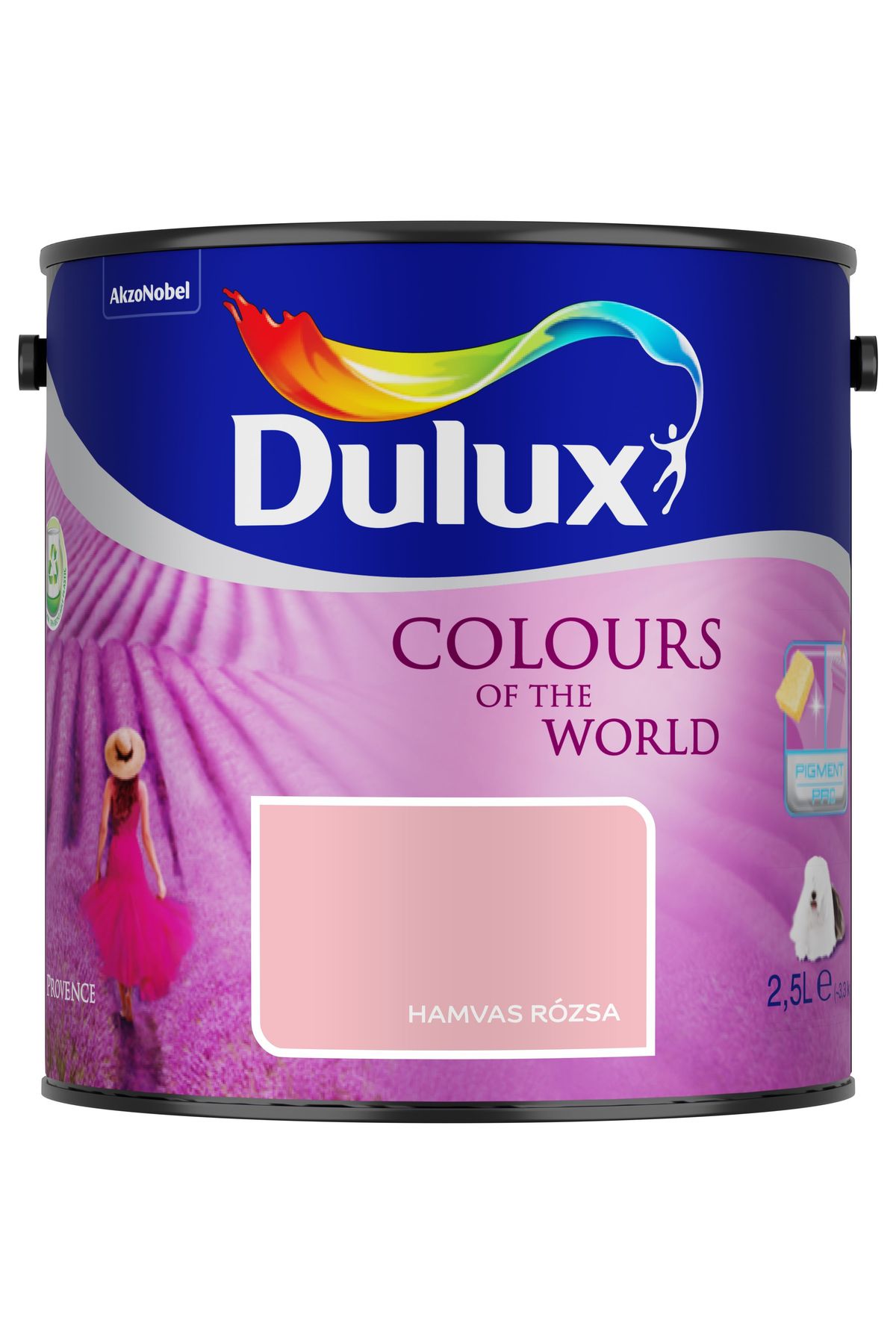 Dulux A Nagyvilág Színei Hamvas rózsa 2,5 L – Rózsaszín, Beltéri falfesték
