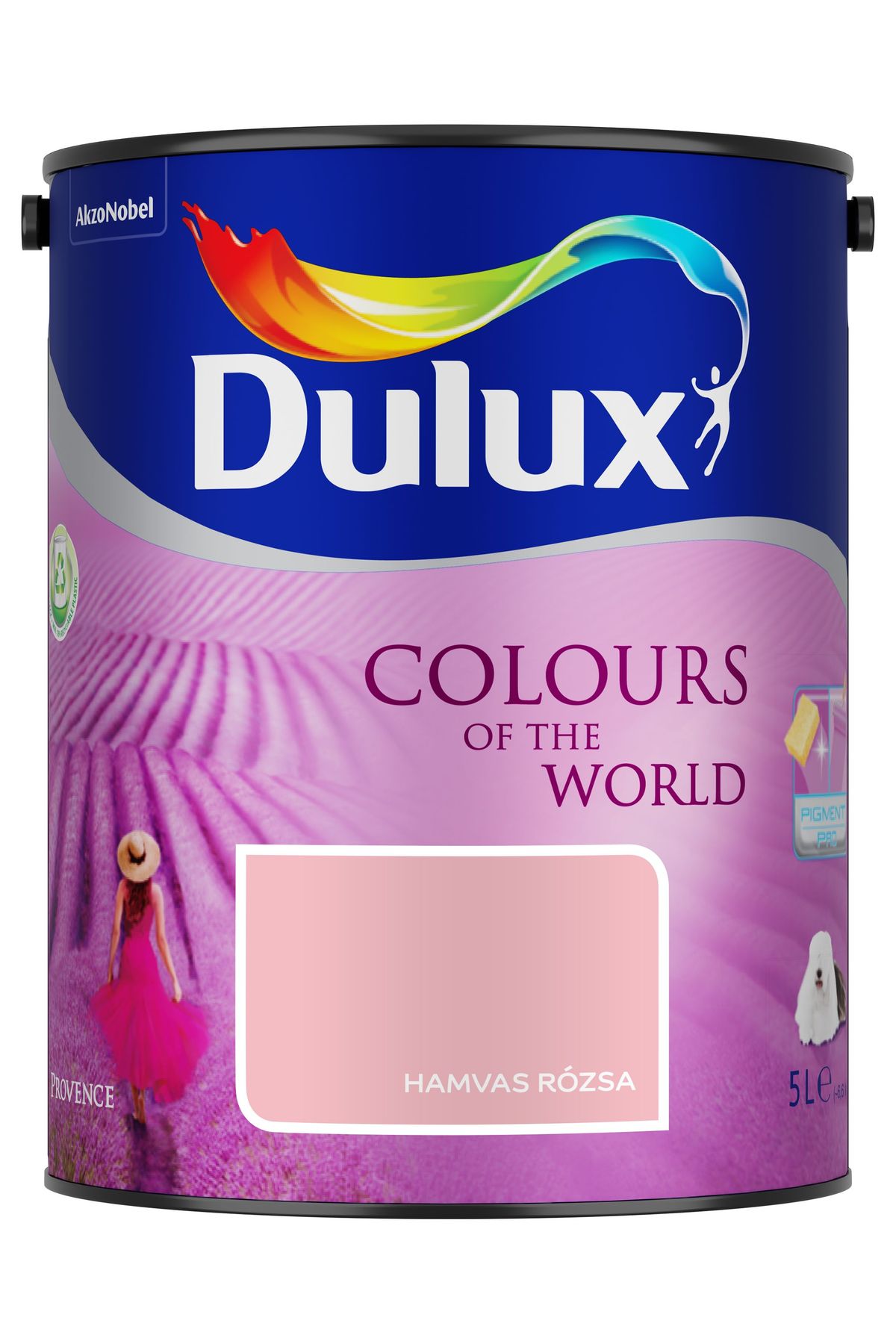 Dulux A Nagyvilág Színei Hamvas rózsa 5 L – Rózsaszín, Beltéri falfesték