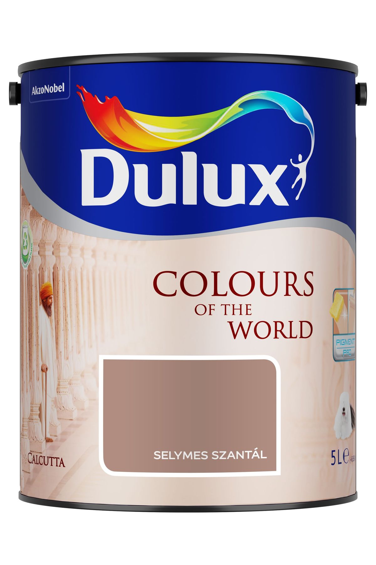 Dulux A Nagyvilág Színei Selymes szantál 5 L – Barna, Beltéri falfesték