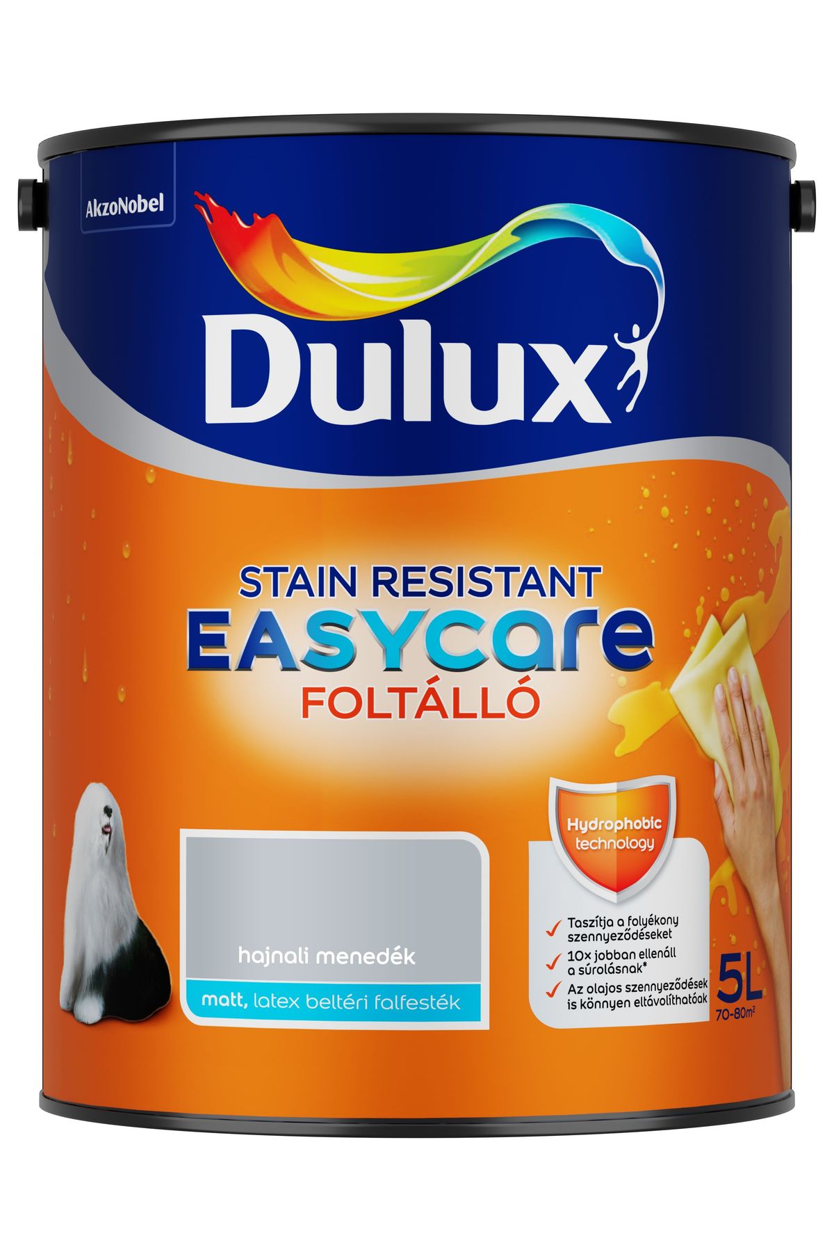 Dulux EasyCare Hajnali menedék 5 L – Kék, Beltéri falfesték