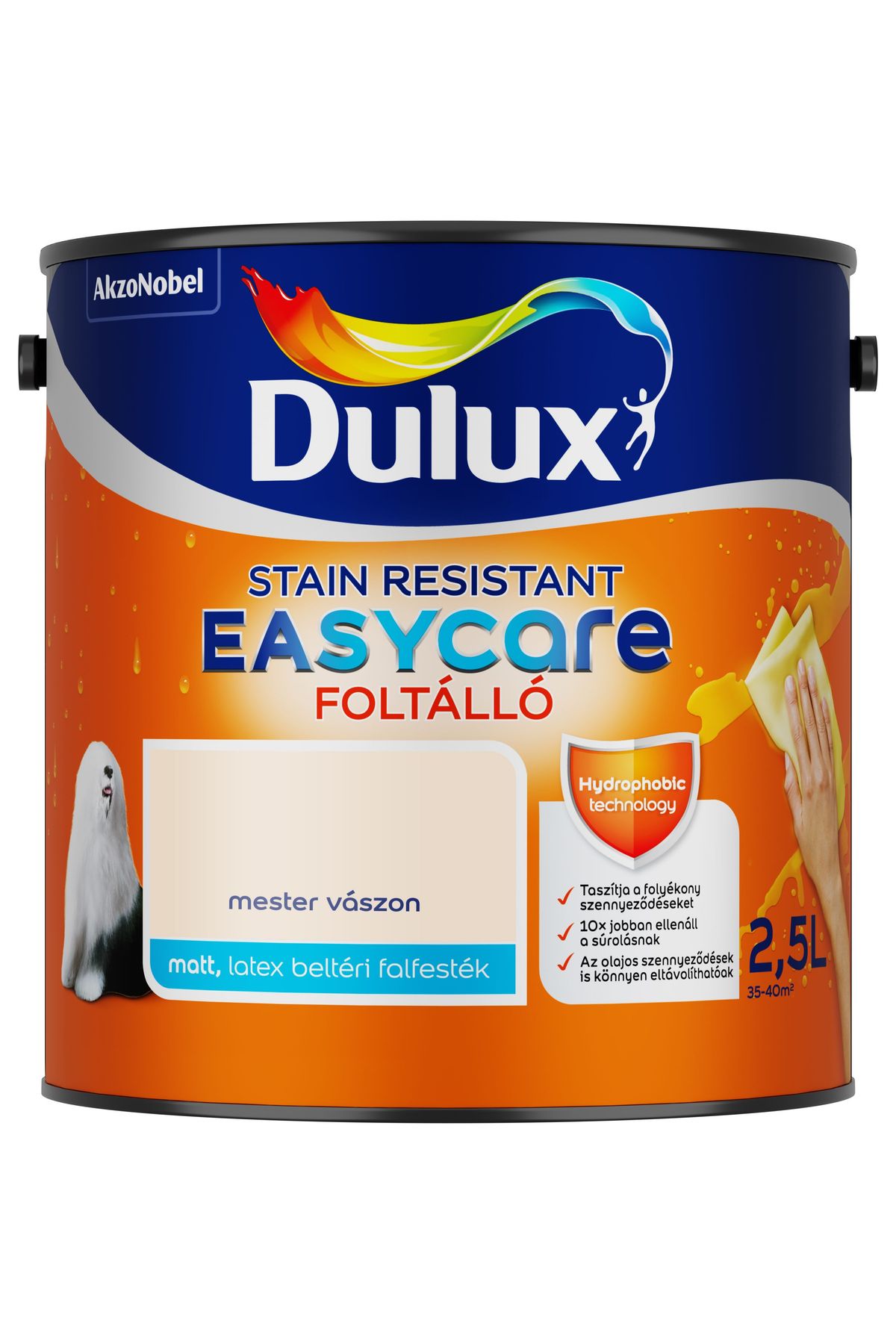 Dulux EasyCare Mester vászon 2,5 L – Bézs, Beltéri falfesték