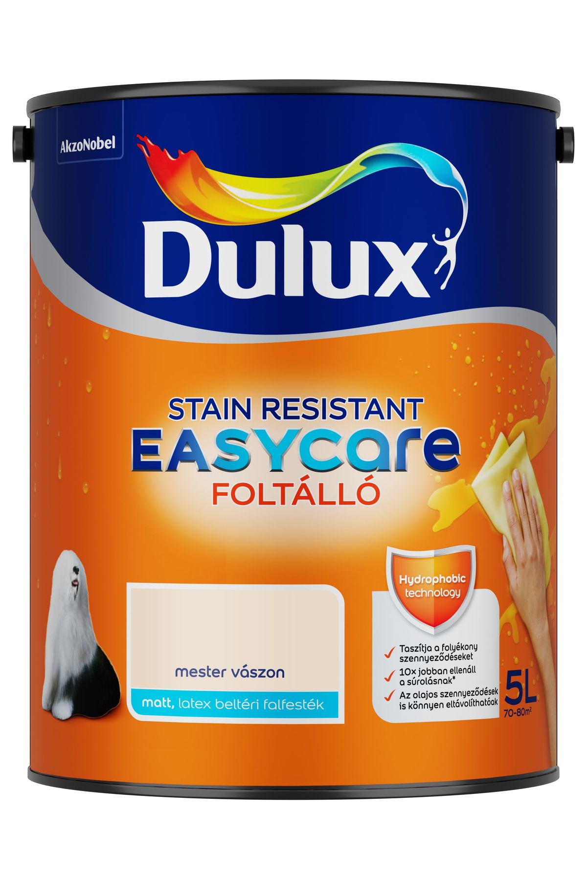 Dulux EasyCare Mester vászon 5 L – Bézs, Beltéri falfesték
