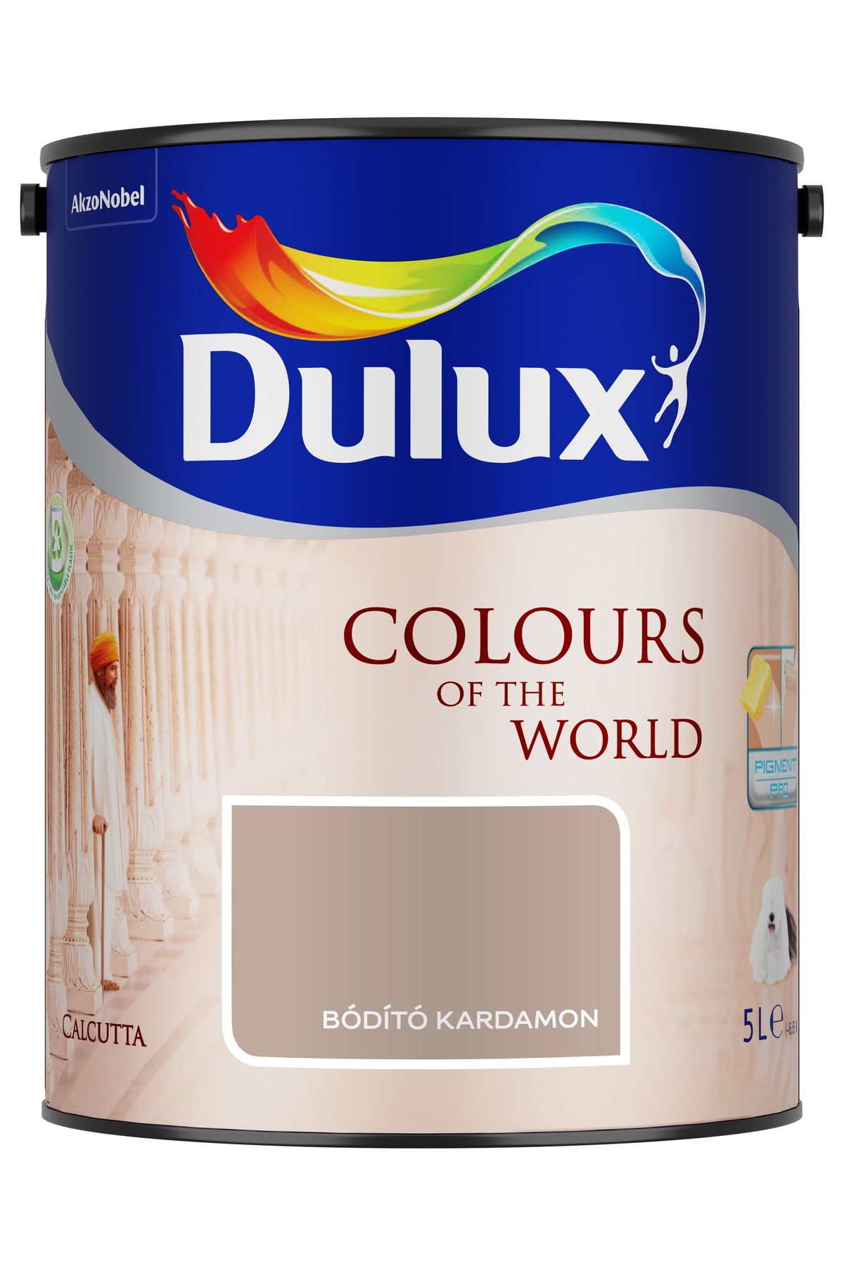 Dulux A Nagyvilág Színei Bódító kardamon 5 L – Barna, Beltéri falfesték