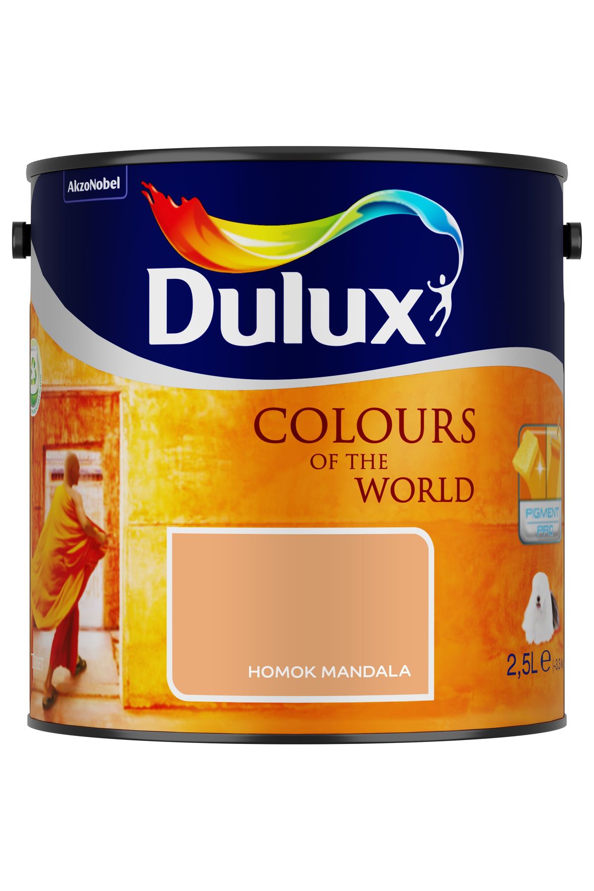 Dulux A Nagyvilág Színei Homok mandala 2,5 L – Narancssárga, Beltéri falfesték