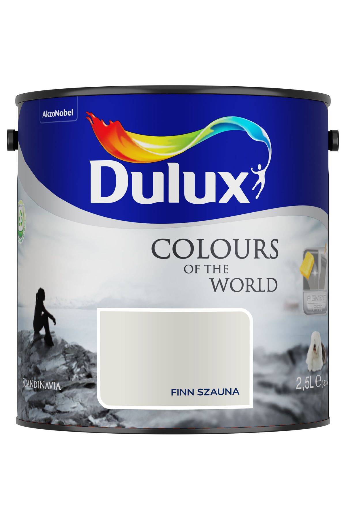 Dulux A Nagyvilág Színei Finn szauna 2,5 L – Szürke, Beltéri falfesték