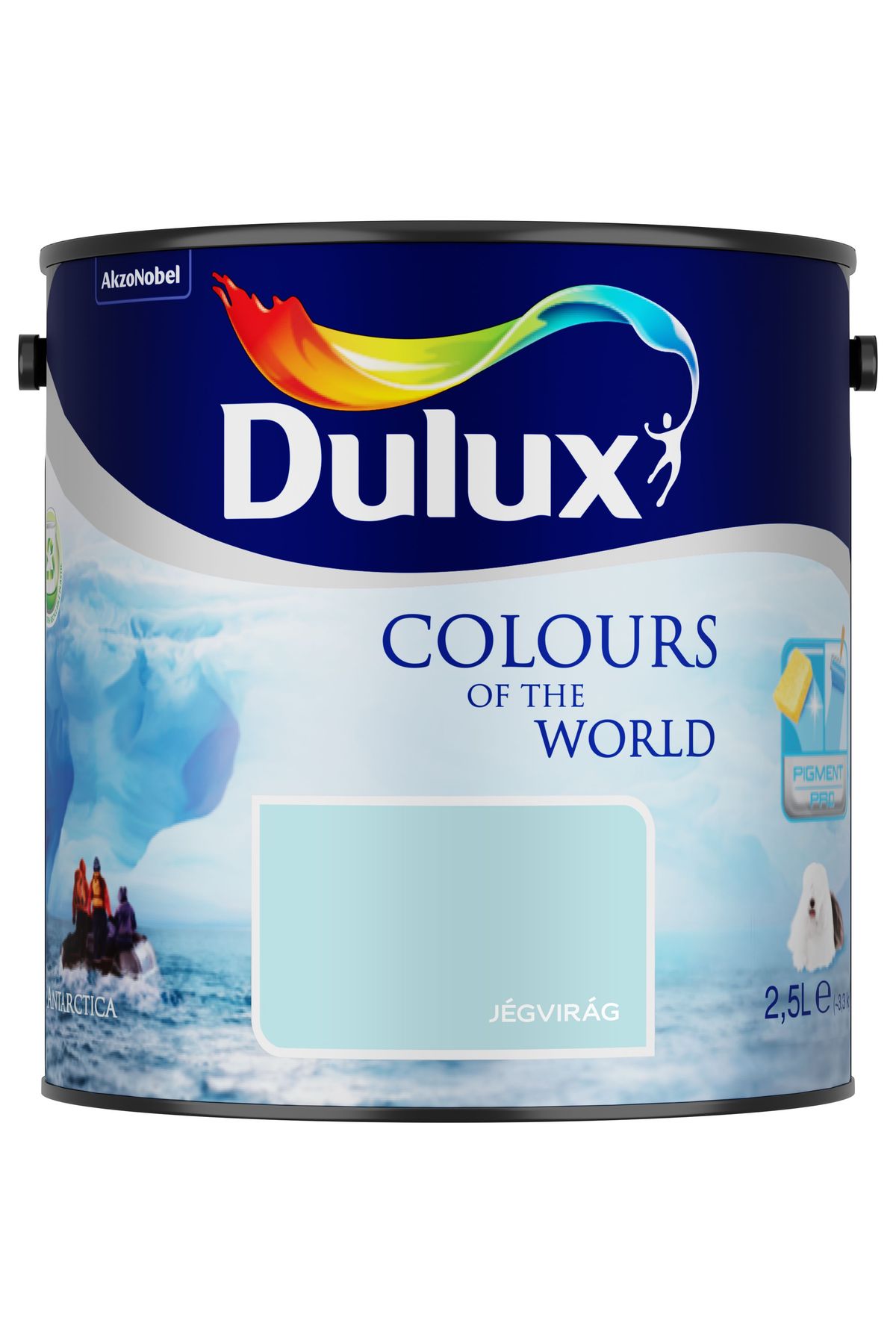 Dulux A Nagyvilág Színei Jégvilág 2,5 L – Kék, Beltéri falfesték