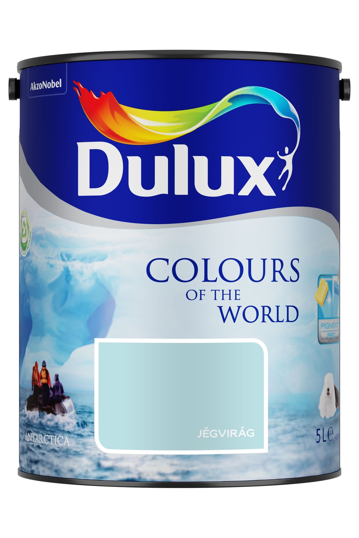 Dulux A Nagyvilág Színei Jégvilág 5 L – Kék, Beltéri falfesték