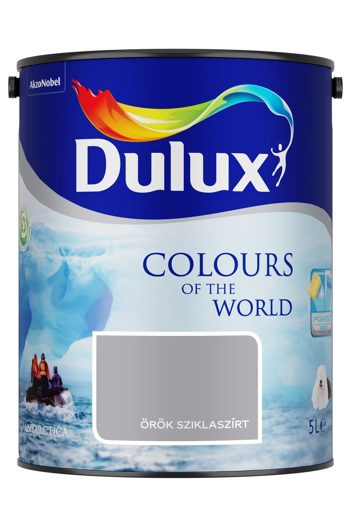 Dulux A Nagyvilág Színei Örök sziklaszirt 5 L – Szürke, Beltéri falfesték