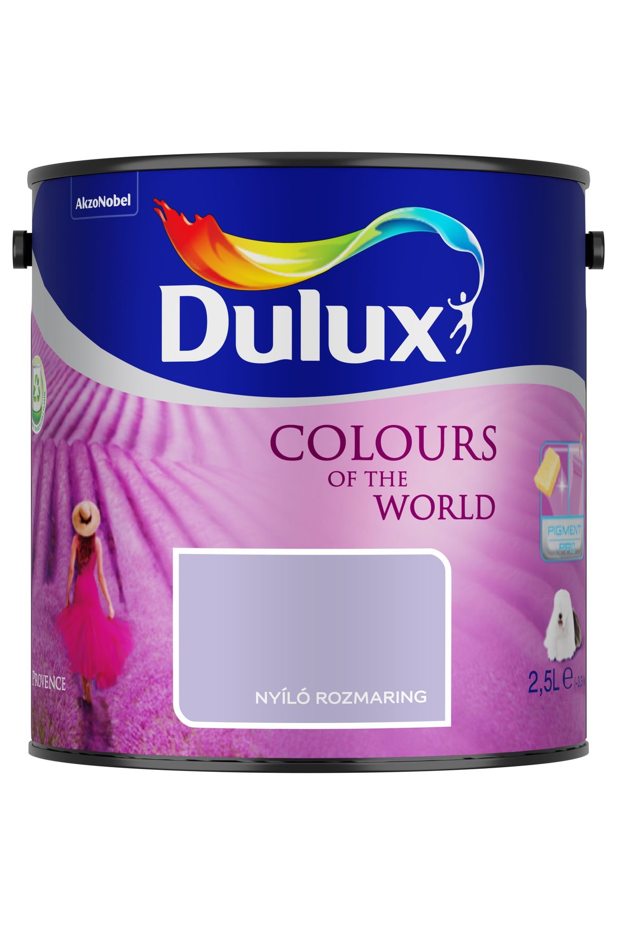 Dulux A Nagyvilág Színei Nyíló rozmaring 2,5 L – Lila, Beltéri falfesték