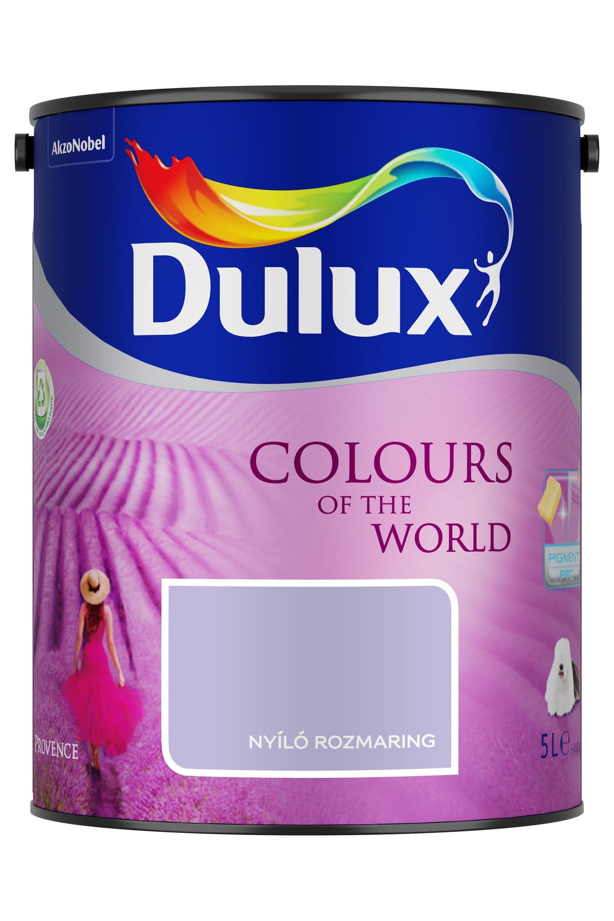 Dulux A Nagyvilág Színei Nyíló rozmaring 5 L – Lila, Beltéri falfesték