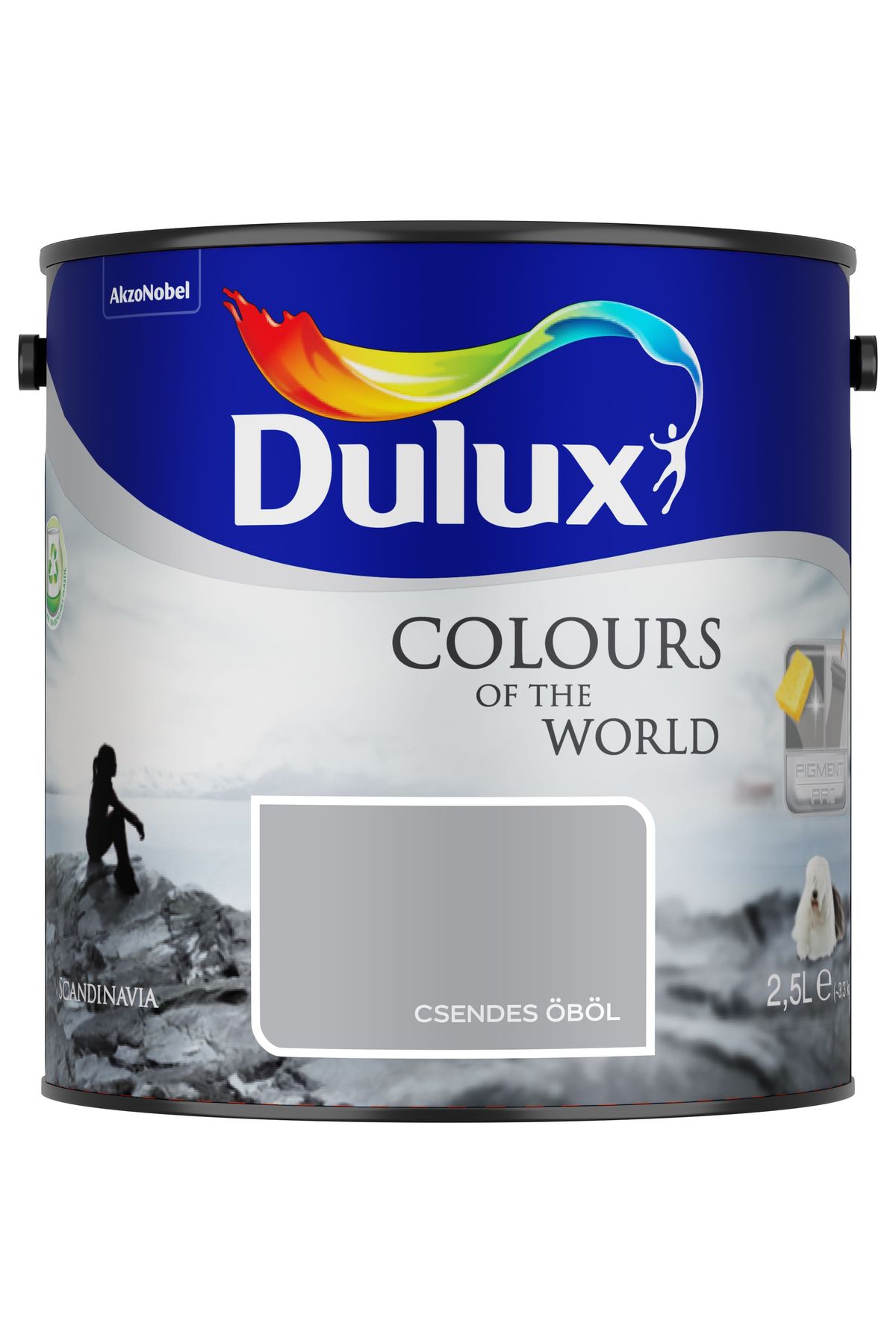 Dulux A Nagyvilág Színei Csendes öböl 2,5 L – Szürke, Beltéri falfesték