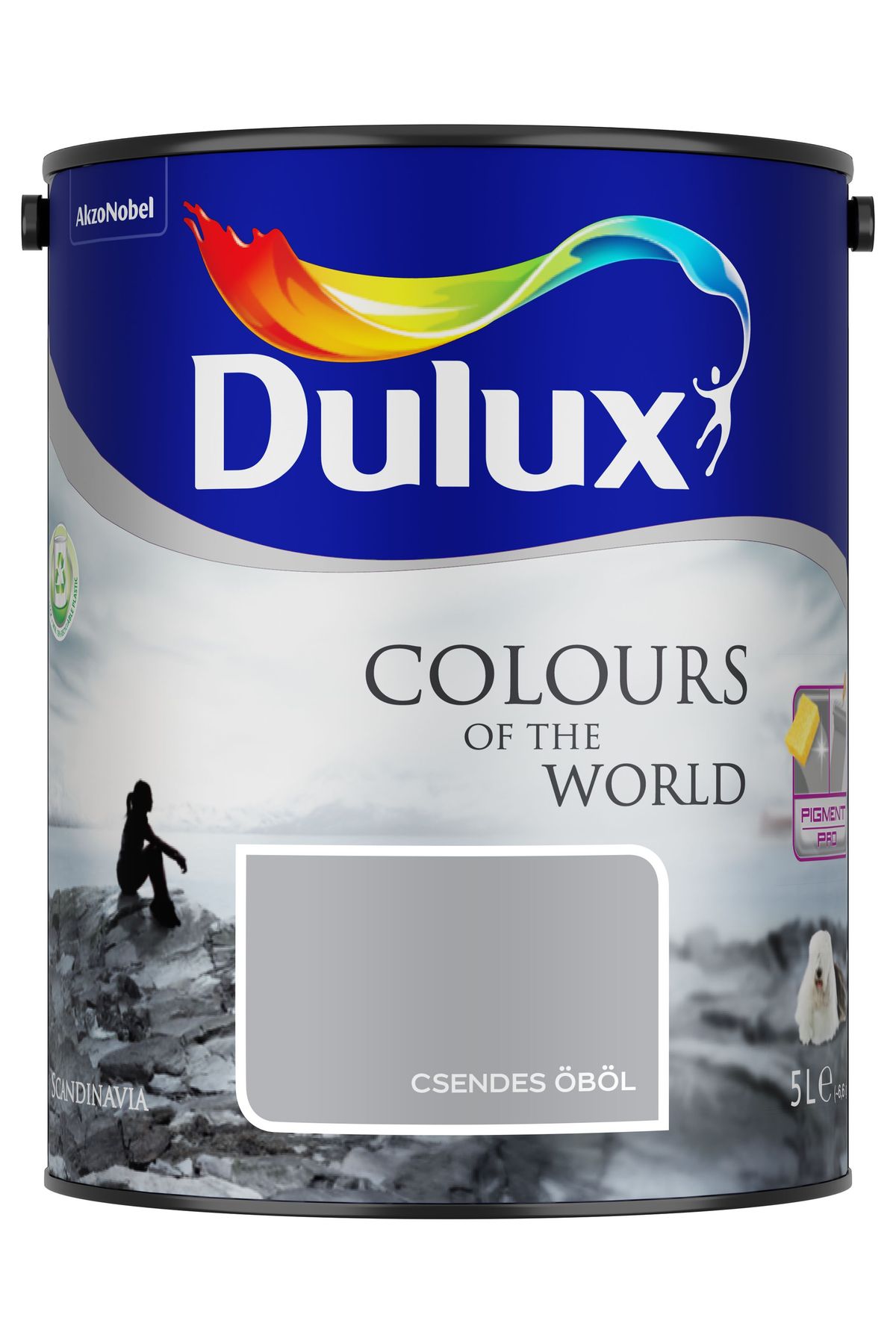 Dulux A Nagyvilág Színei Csendes öböl 5 L – Szürke, Beltéri falfesték