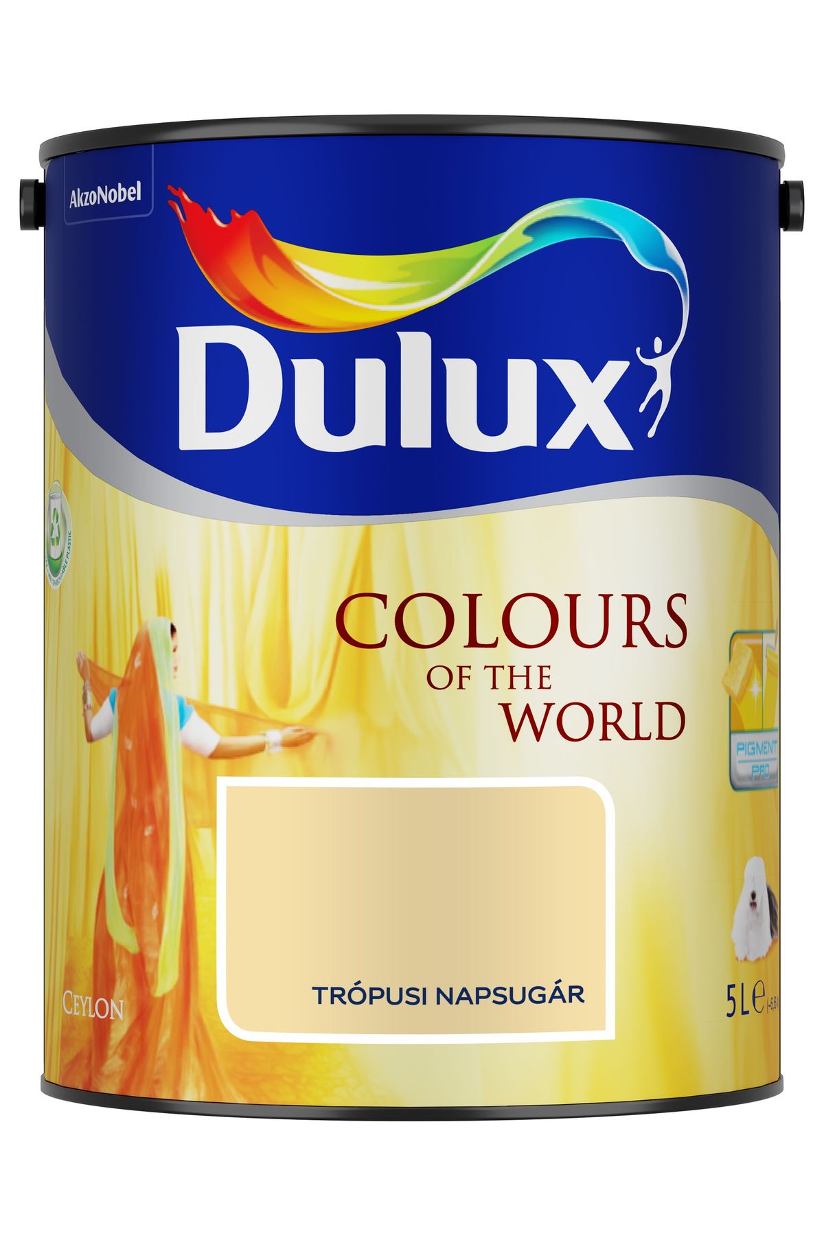 Dulux A Nagyvilág Színei Trópusi napsugár 5 L – Narancssárga, Beltéri falfesték
