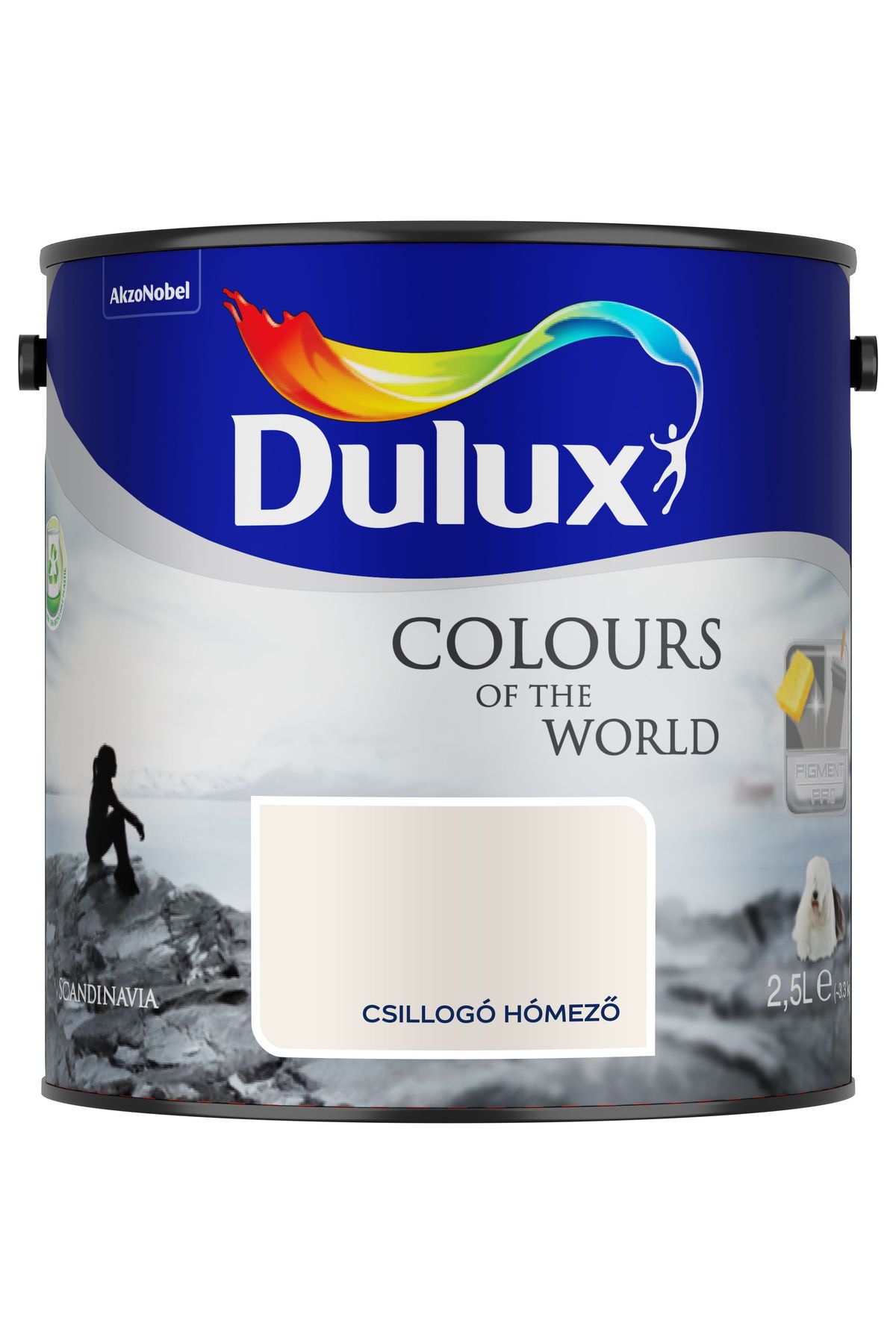 Dulux A Nagyvilág Színei Csillogó hómező 2,5 L – Beltéri falfesték