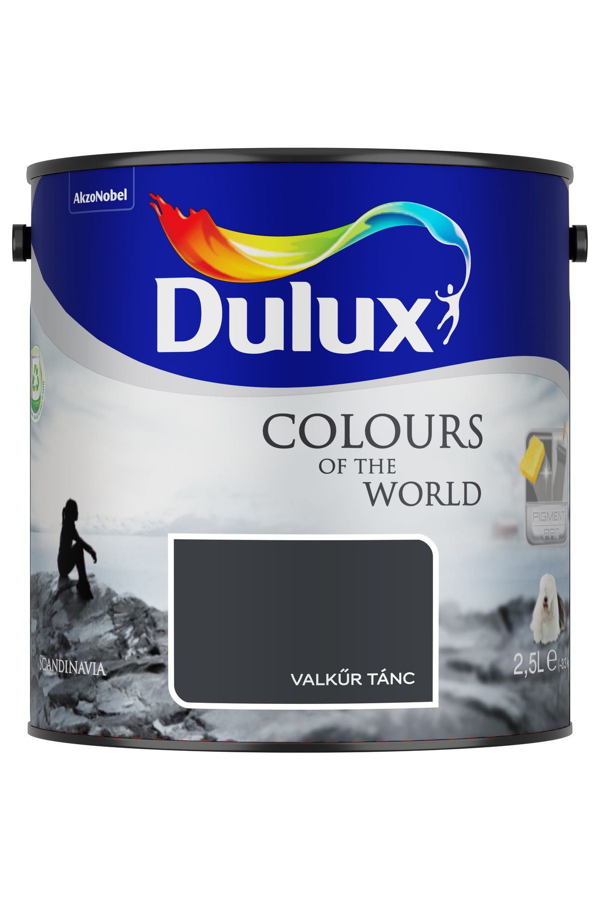 Dulux A Nagyvilág Színei Valkűr tánc 2,5 L – Fekete, Beltéri falfesték