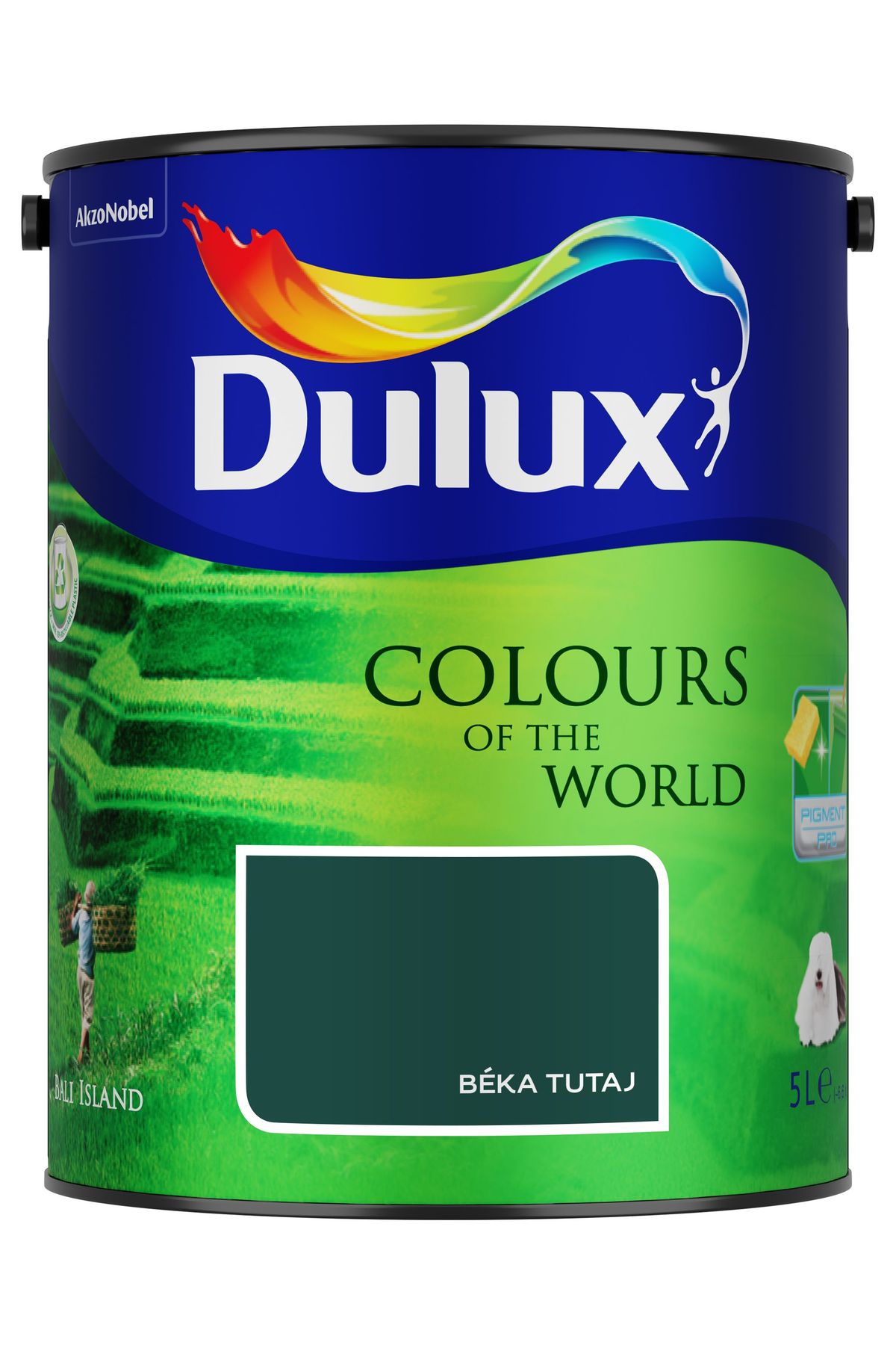 Dulux A Nagyvilág Színei Béka tutaj 5 L – Zöld, Beltéri falfesték