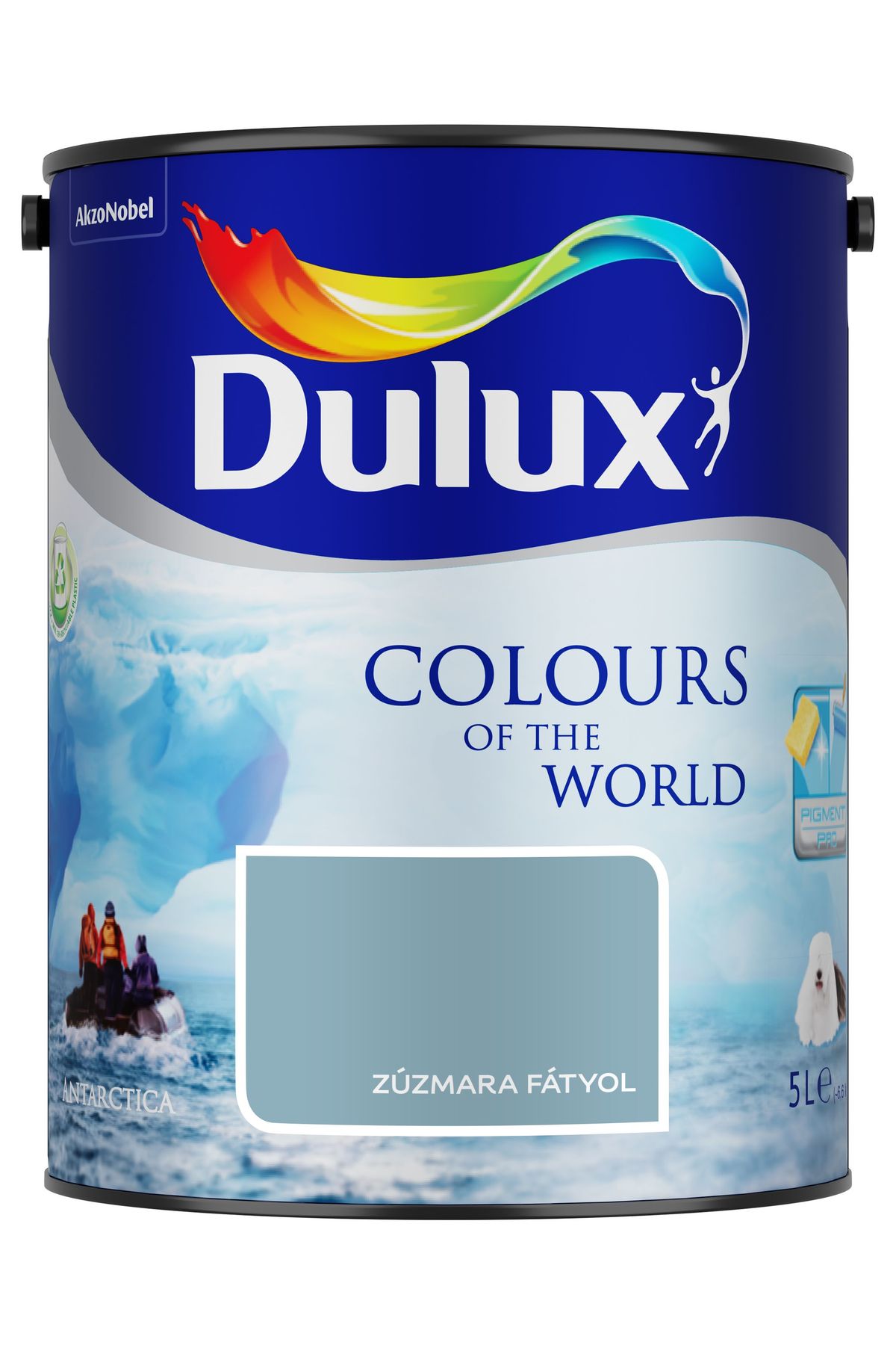 Dulux A Nagyvilág Színei Zúzmara fátyol 5 L – Kék, Beltéri falfesték