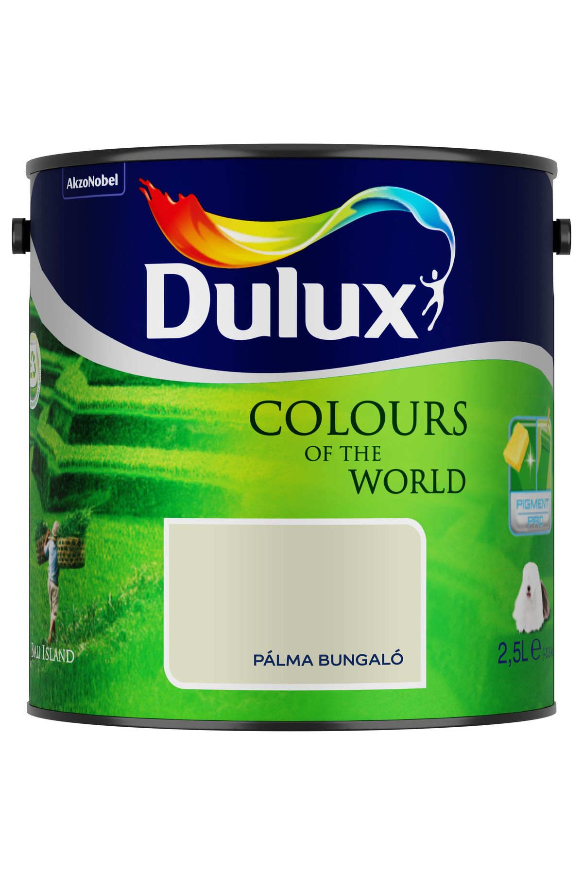 Dulux A Nagyvilág Színei Pálma bungaló 2,5 L – Zöld, Beltéri falfesték