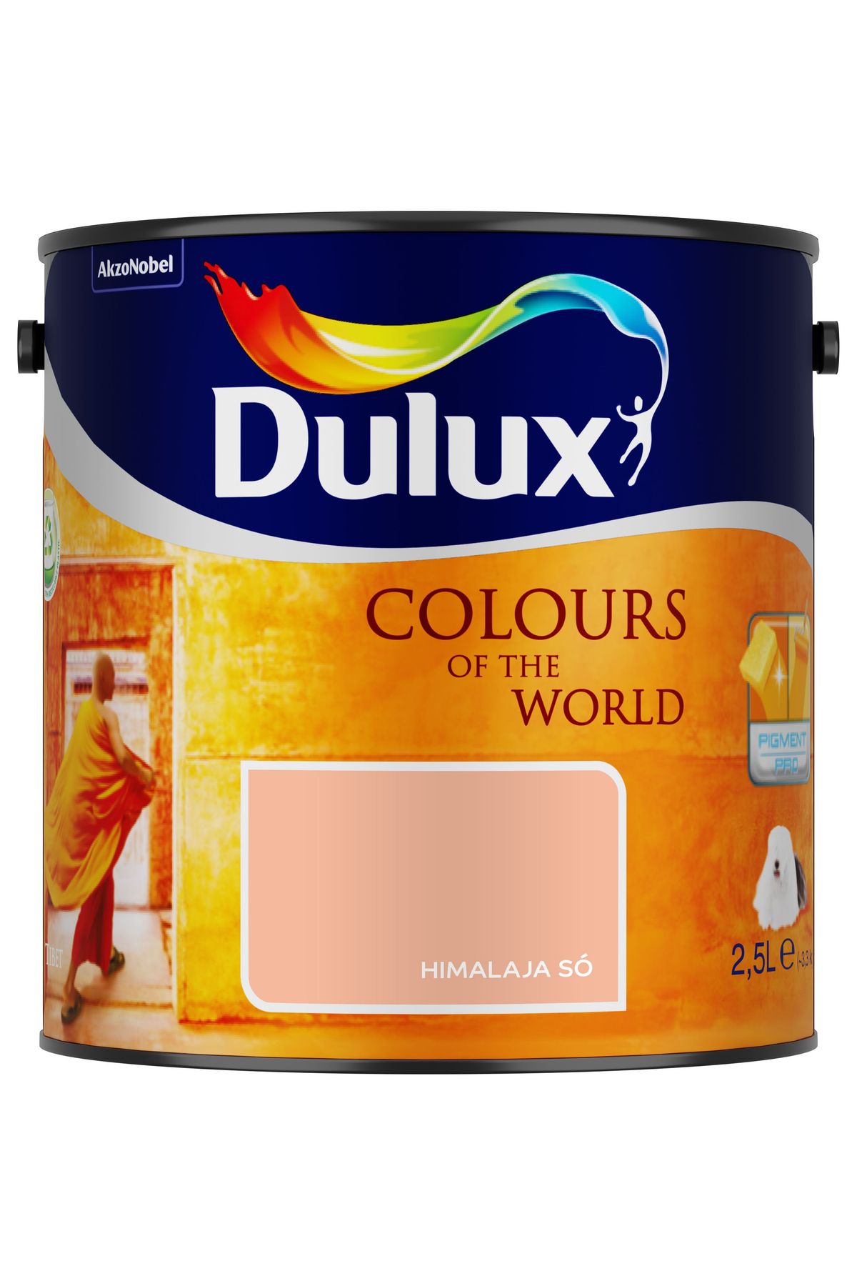 Dulux A Nagyvilág Színei Himalája só 2,5 L – Narancssárga, Beltéri falfesték