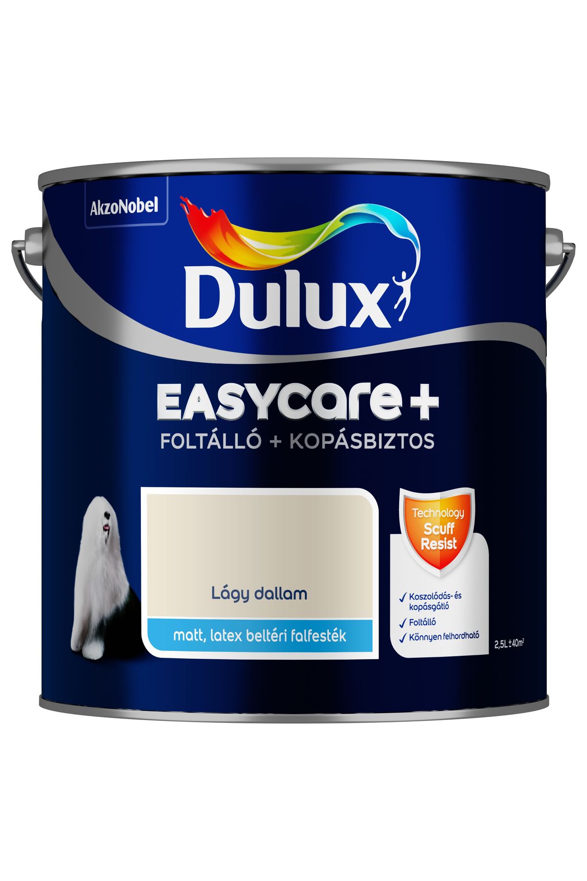 Dulux EasyCare+ Lágy dallam 2,5L – Bézs, Beltéri falfesték