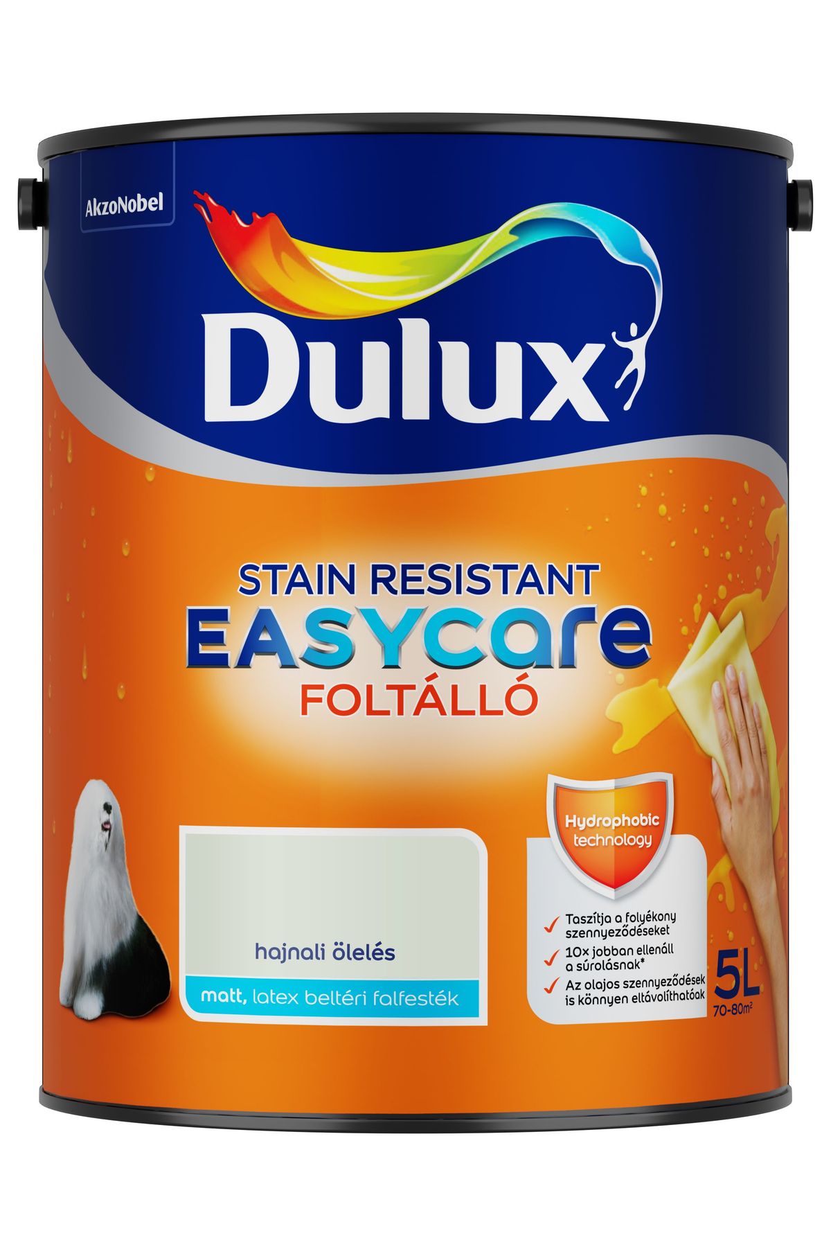Dulux EasyCare Hajnali ölelés - Az év színe'20 5 L – Zöld, Beltéri falfesték
