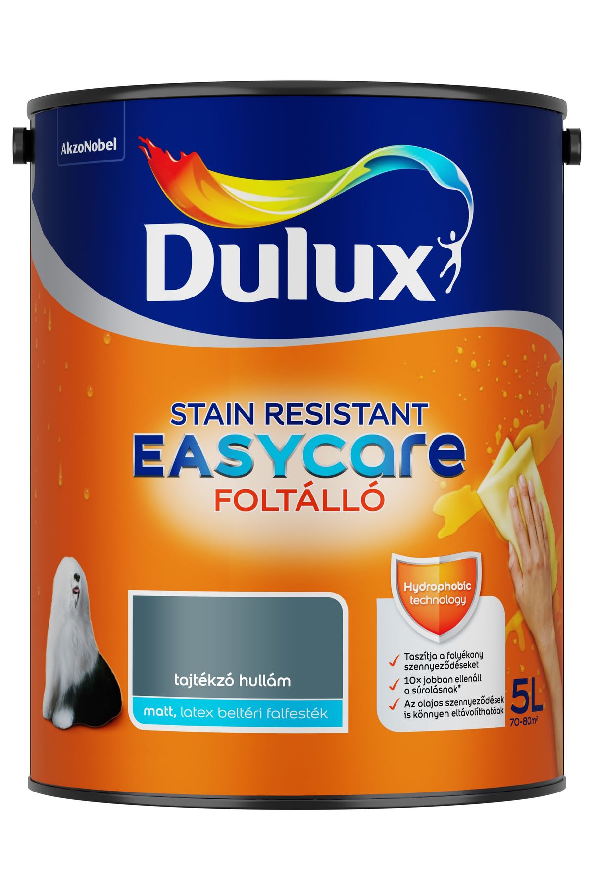 Dulux EasyCare Tajtékzó hullám 5 L – Kék, Beltéri falfesték