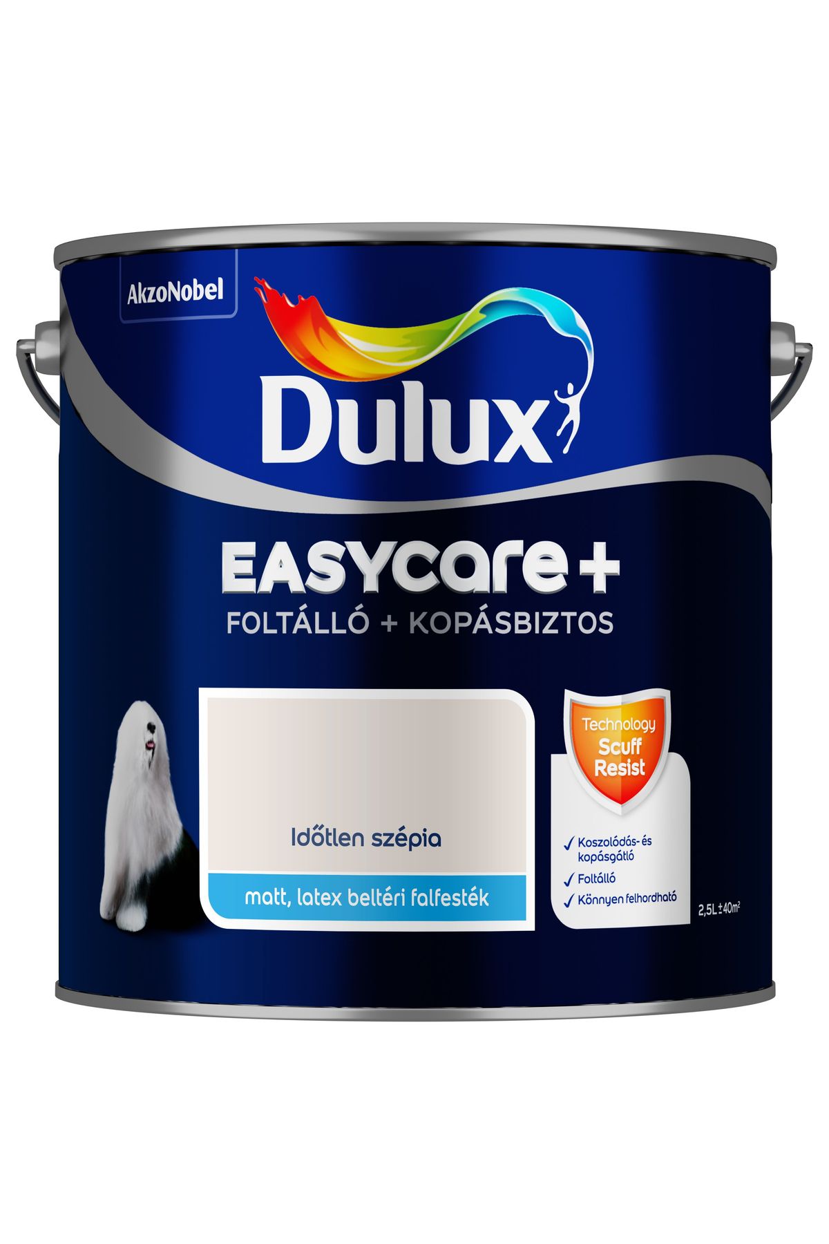 Dulux EasyCare+ Időtlen szépia 2,5L – Bézs, Beltéri falfesték