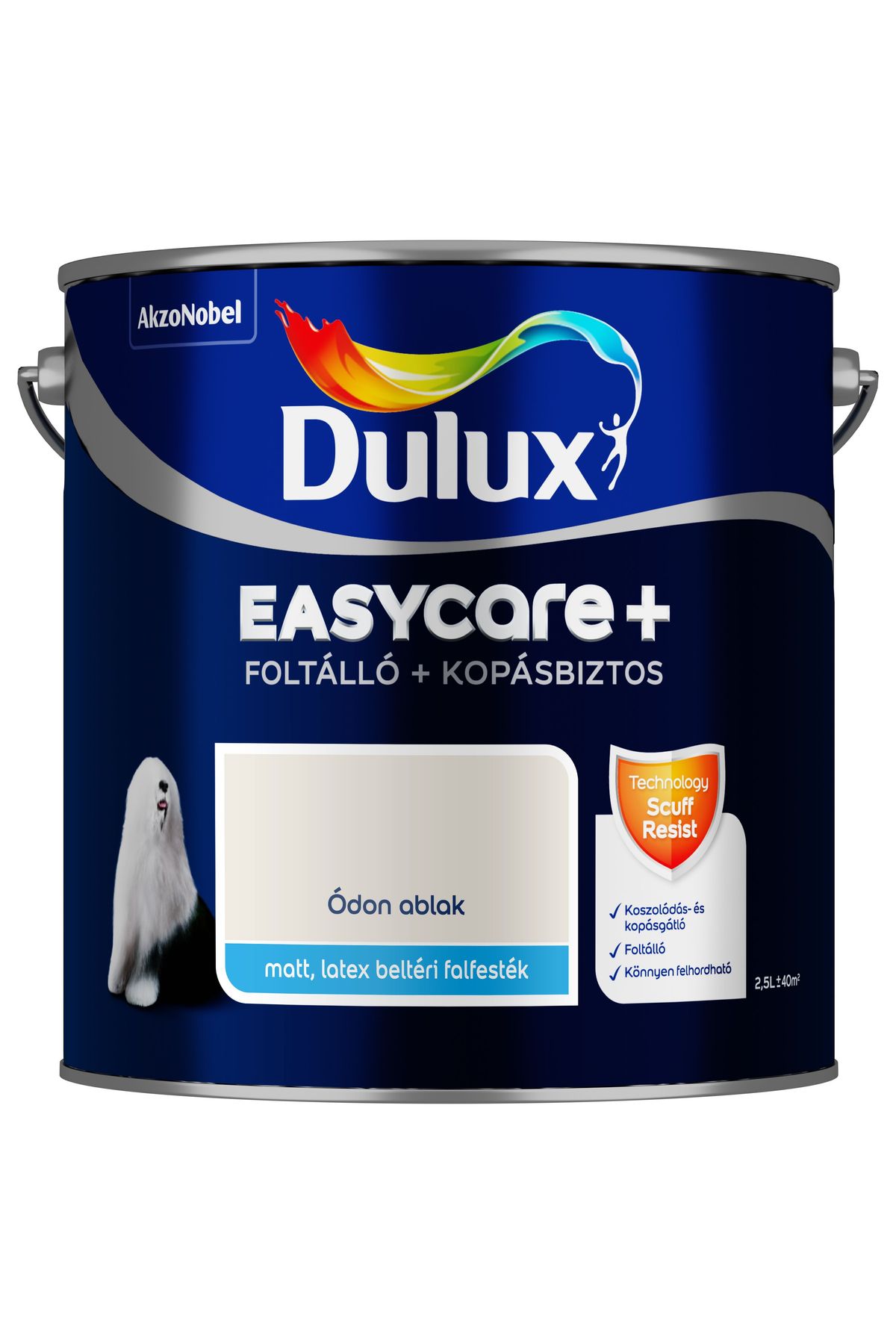Dulux EasyCare+  Ódon ablak 2,5L – Beltéri falfesték