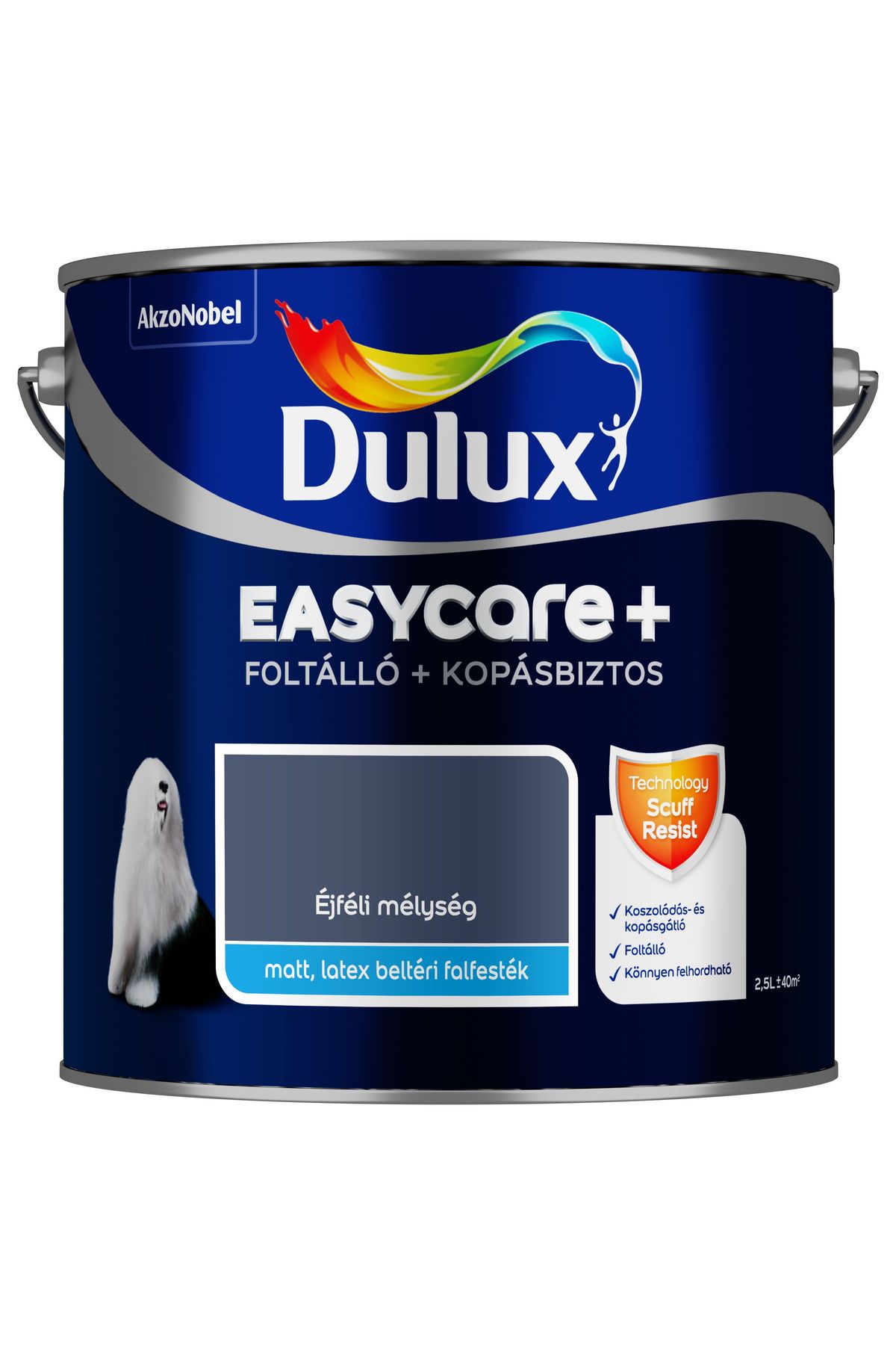 Dulux EasyCare+  Éjféli mélység 2,5L – Beltéri falfesték