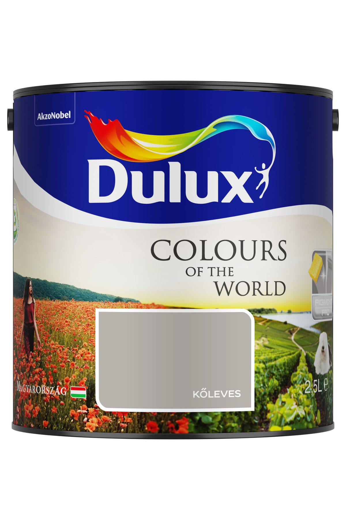 Dulux A Nagyvilág Színei Kőleves 2,5L – Szürke, Beltéri falfesték