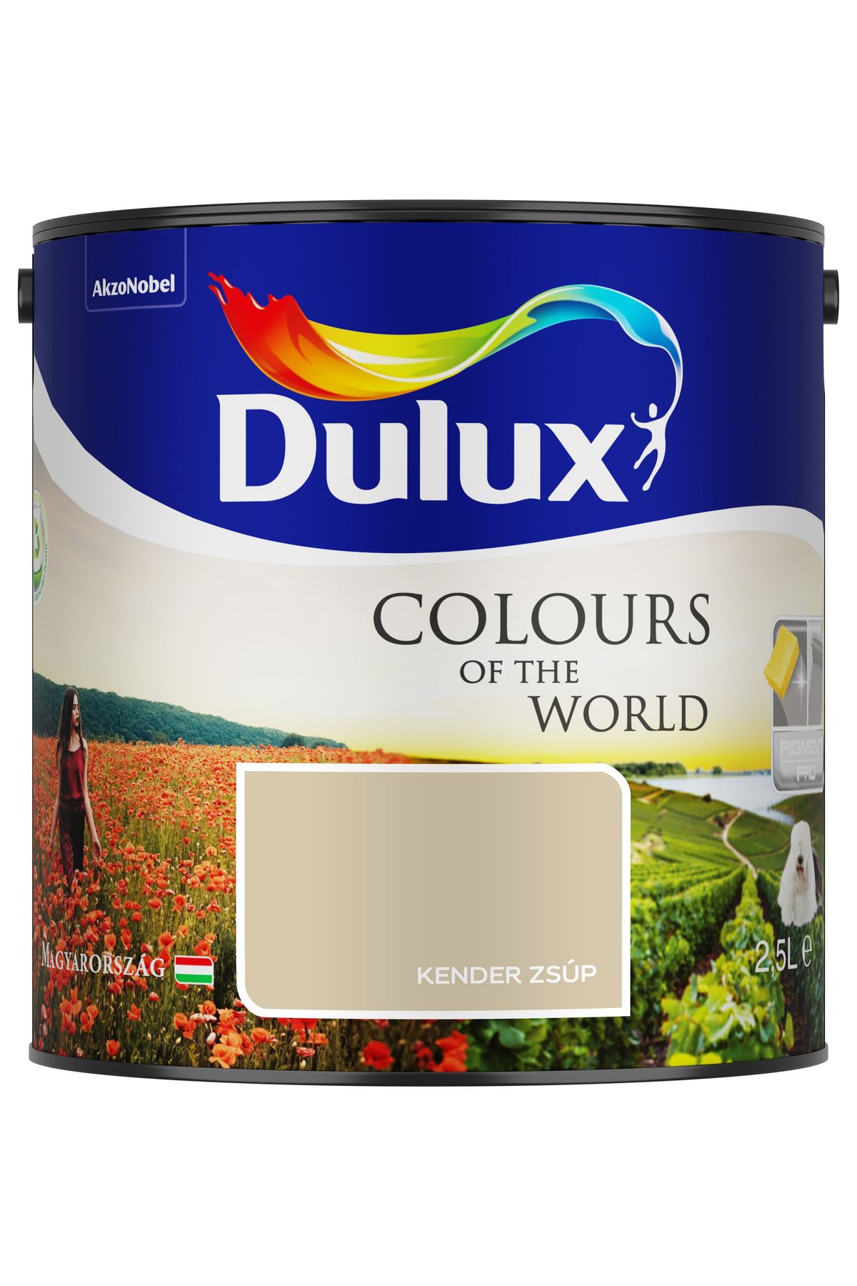 Dulux A Nagyvilág Színei Kender zsúp 2,5L – Bézs, Beltéri falfesték