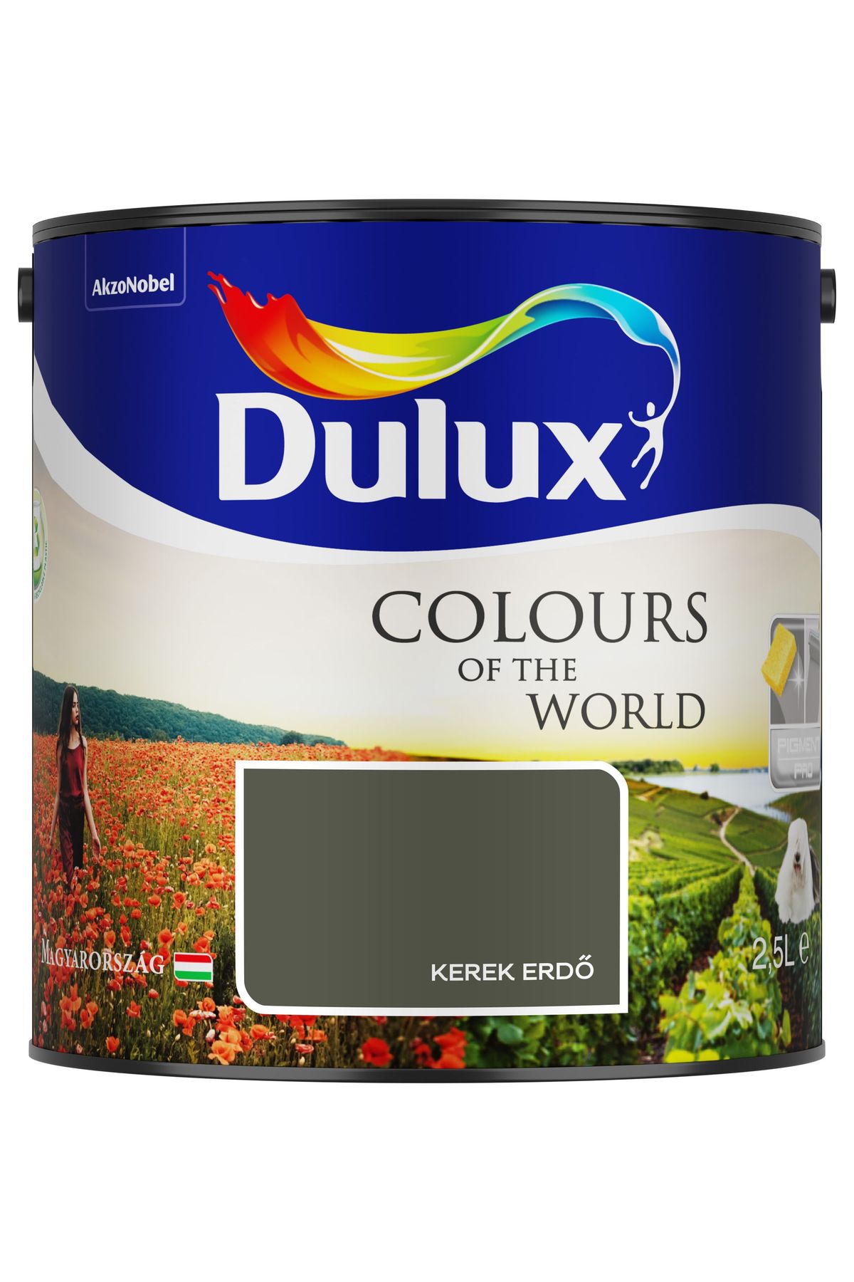 Dulux A Nagyvilág Színei Kerek erdő 2,5L – Zöld, Beltéri falfesték