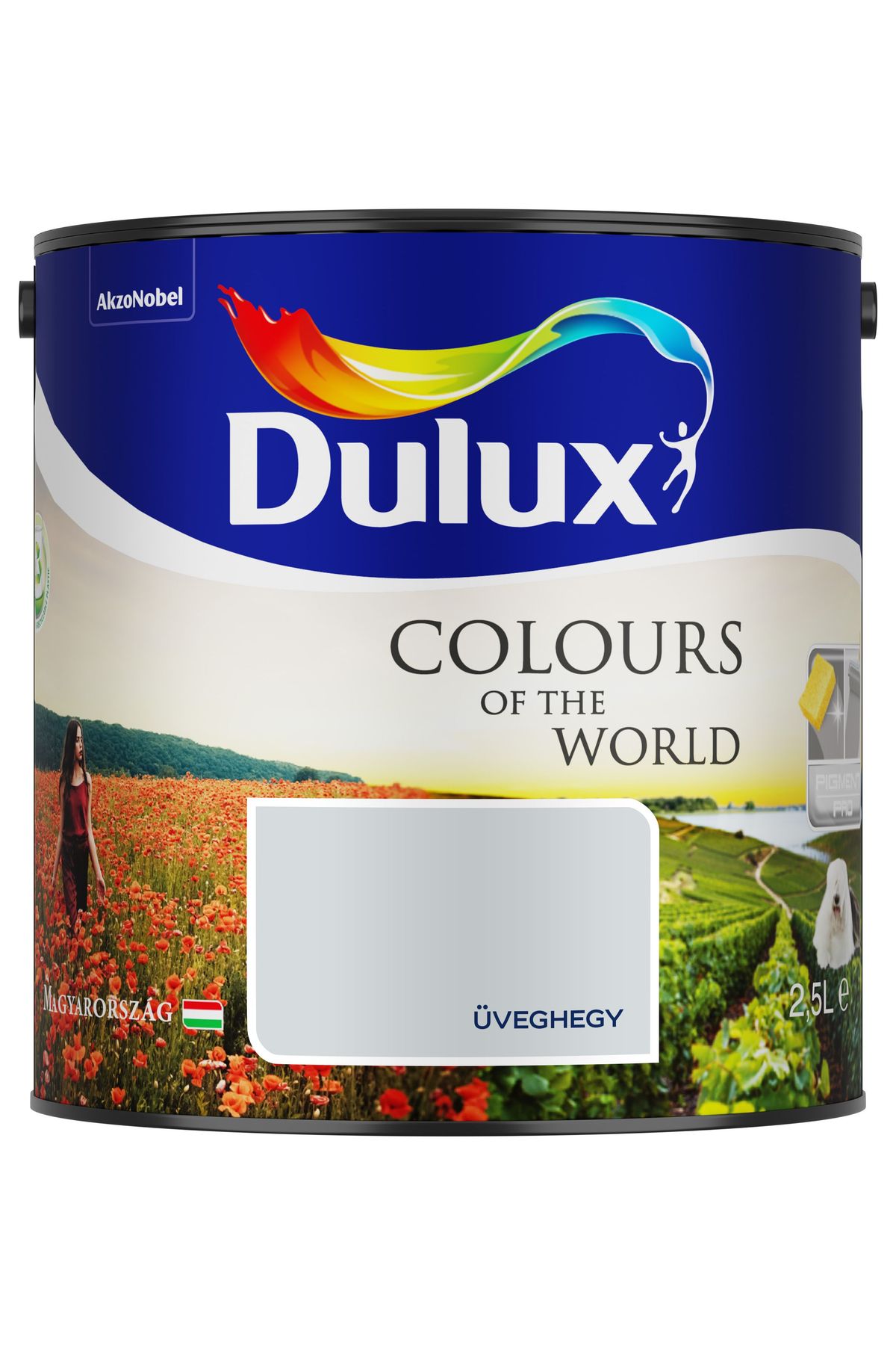 Dulux A Nagyvilág Színei Üveghegy 2,5L – Kék, Beltéri falfesték