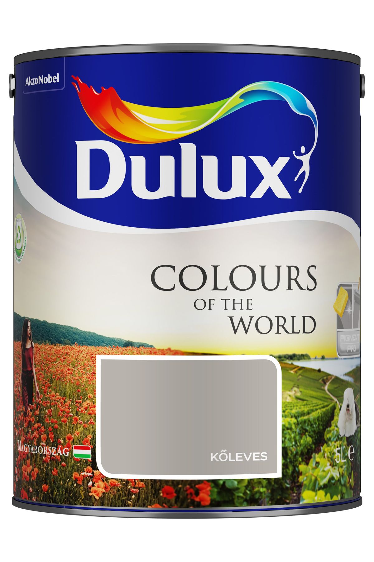 Dulux A Nagyvilág Színei Kőleves 5L – Szürke, Beltéri falfesték