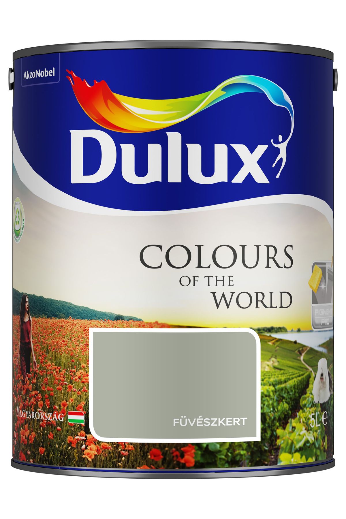 Dulux A Nagyvilág Színei Füvészkert 5 L – Zöld, Beltéri falfesték